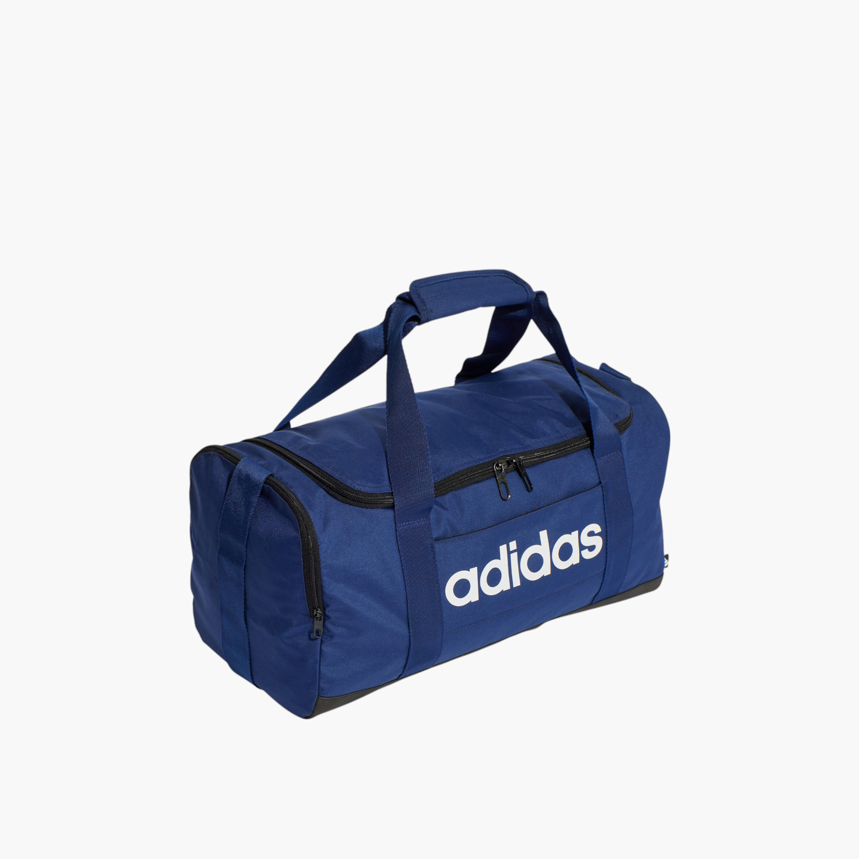 حقيبة لوجو برينت دافل مع سحاب إغلاق ومقبض مزدوج من أديداس - IN6111-men-bags-image-2
