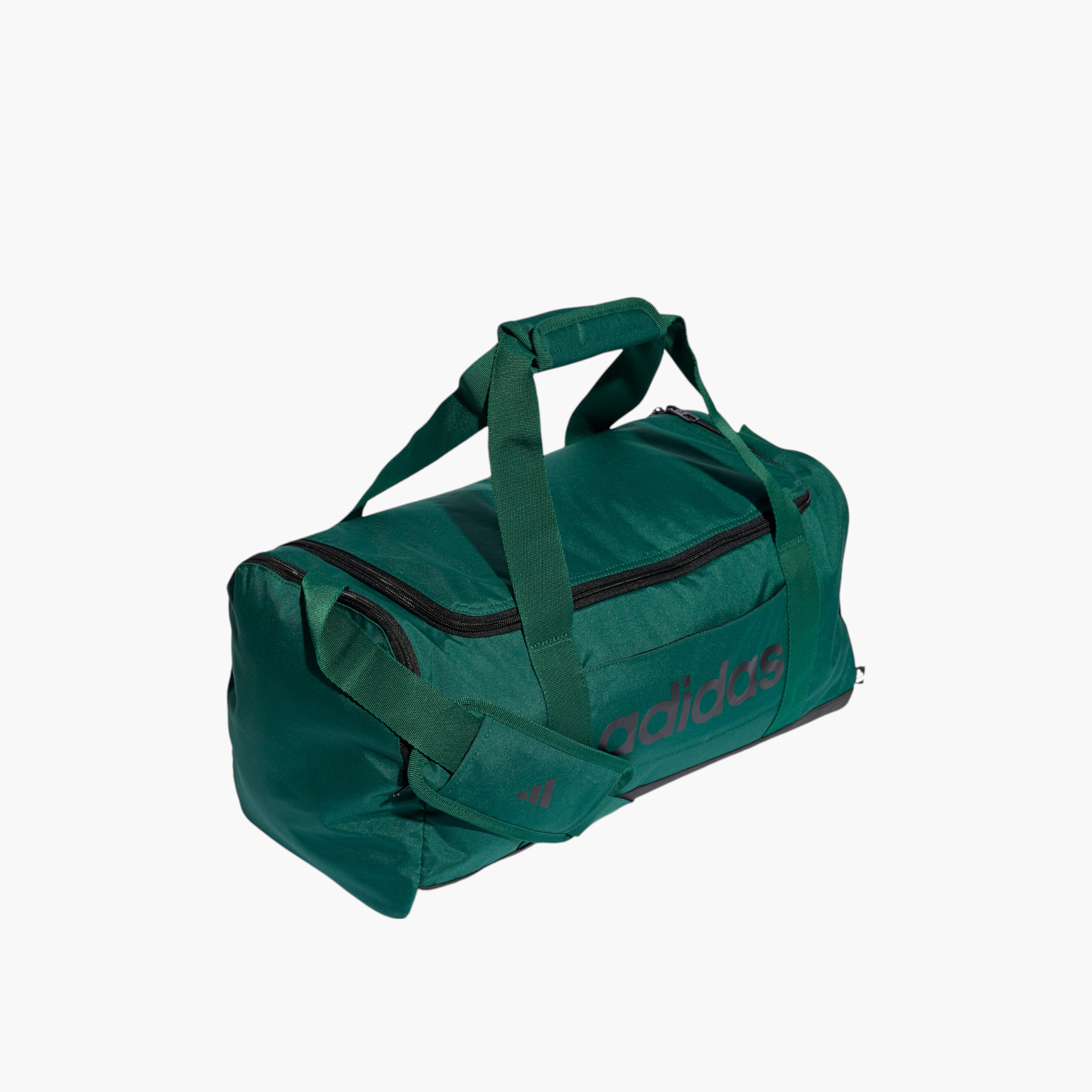 Adidas Logo Print Duffel Bag with Zip Closure and Double Handle - IN6112-men-bags-image-2