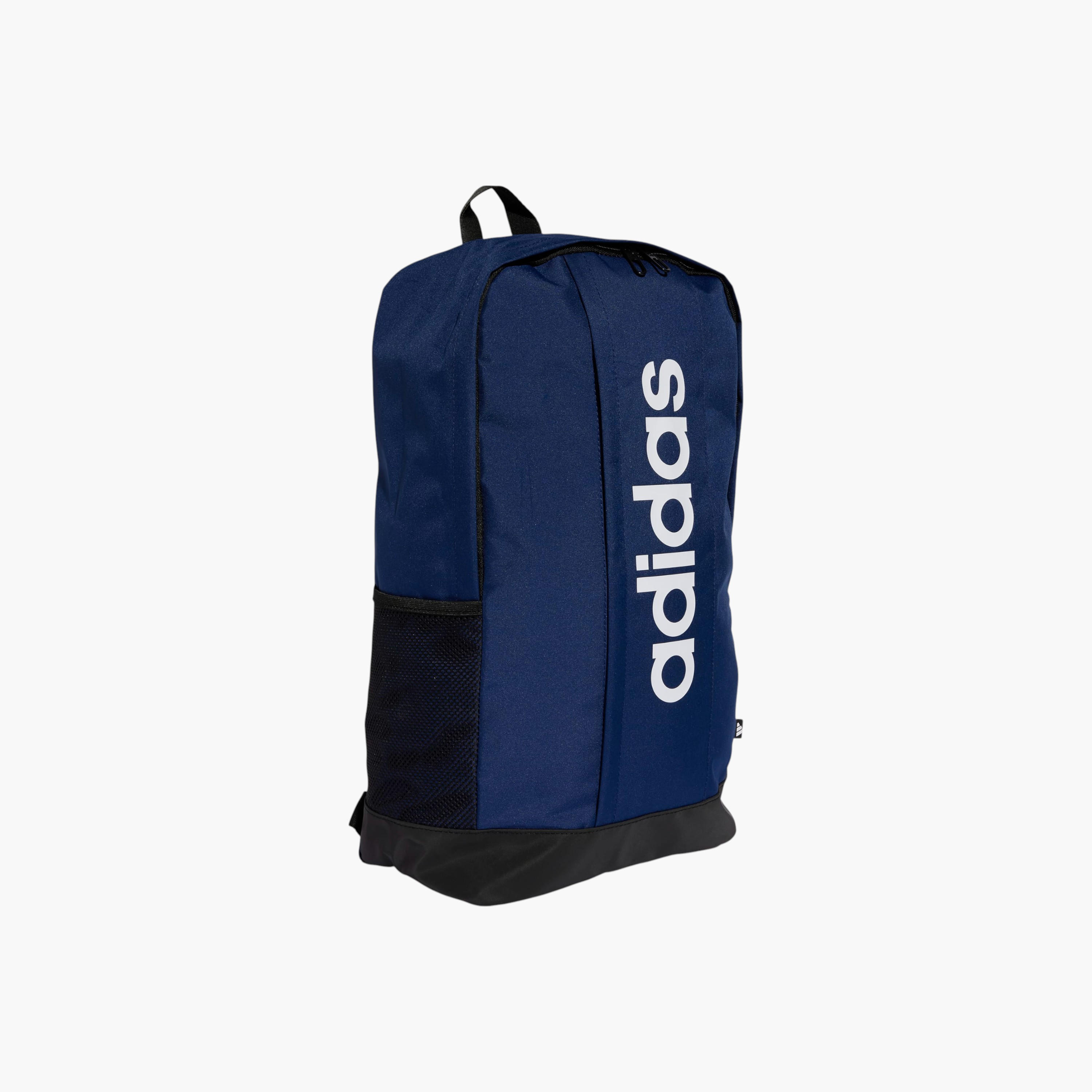 adidas Logo Print School Backpack with Adjustable Straps and Zip Closure-school-bagsandbackpacks-backpacks-image-2