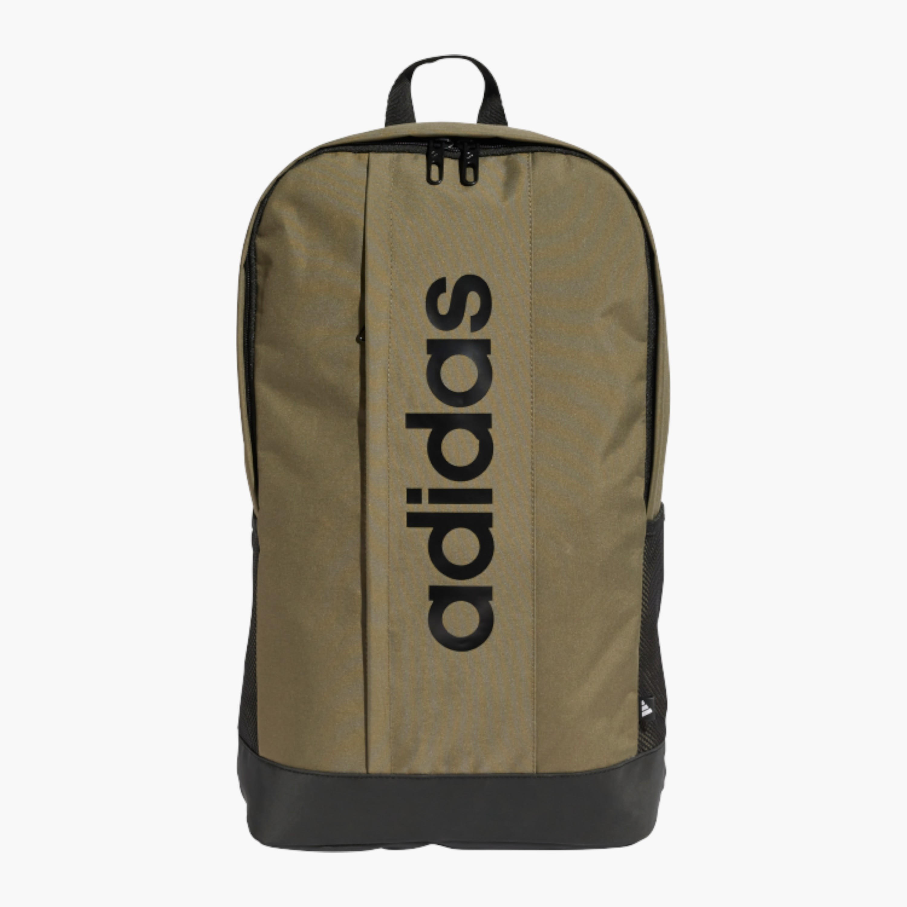 adidas Logo Print School Backpack with Adjustable Straps and Zip Closure - 14x28x45 cm-school-bagsandbackpacks-backpacks-image-1