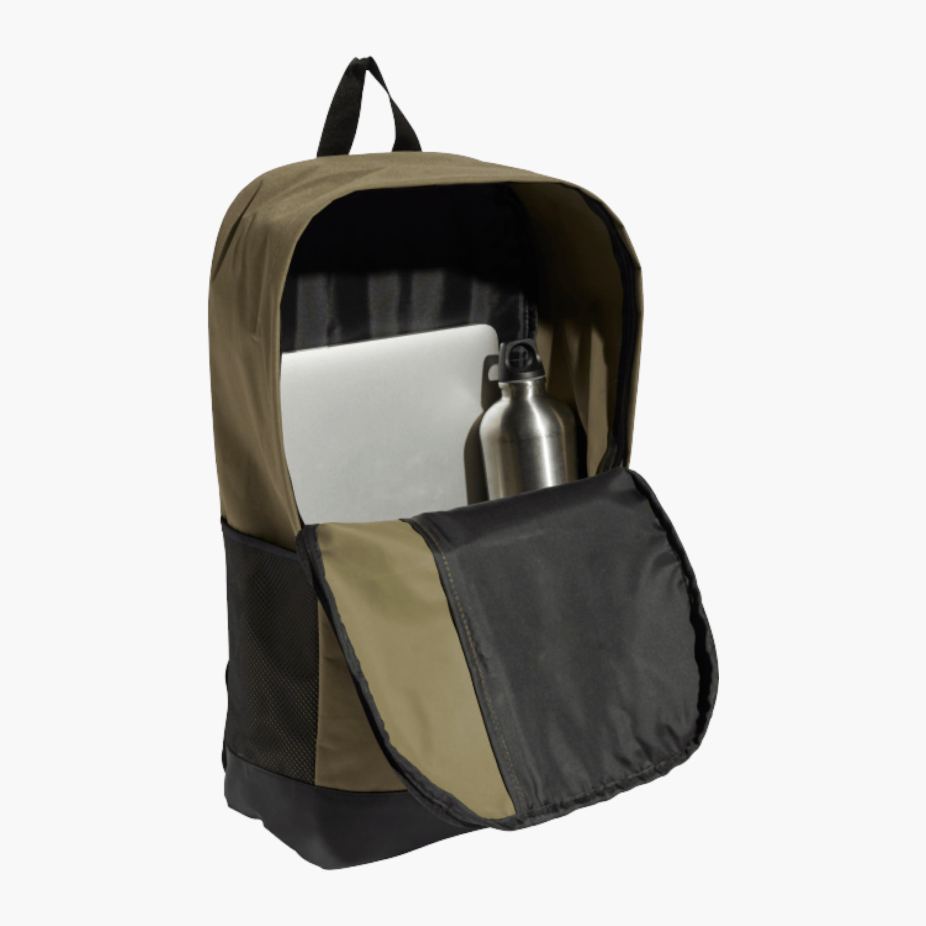 adidas Logo Print School Backpack with Adjustable Straps and Zip Closure - 14x28x45 cm-school-bagsandbackpacks-backpacks-image-3