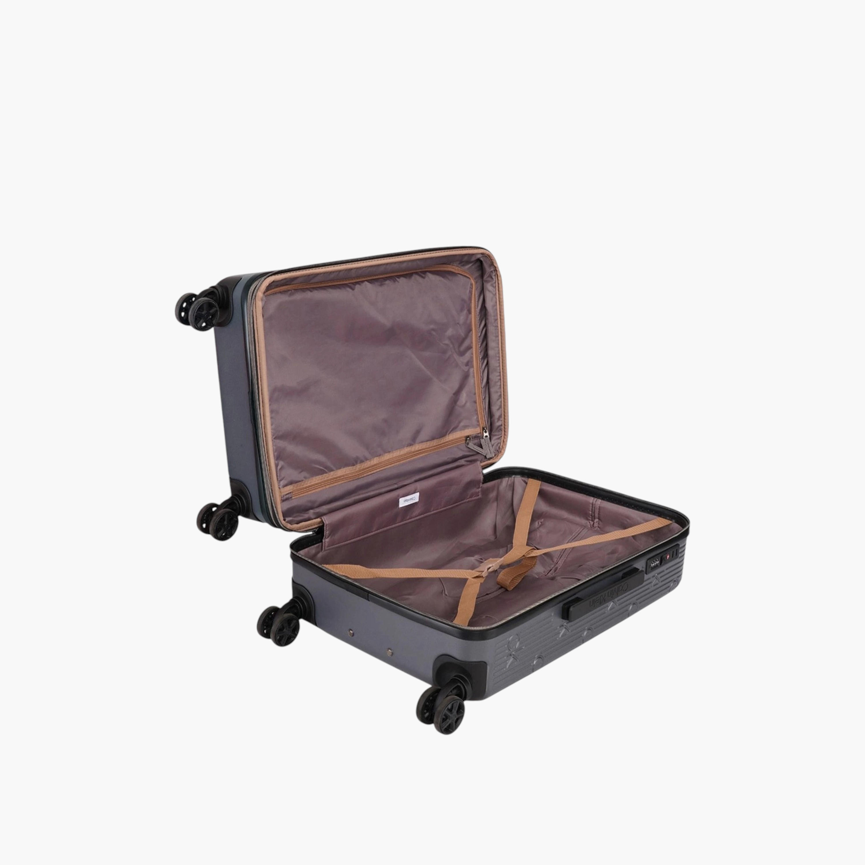Calvin Klein Textured Hardcase Trolley Bag with Retractable Handle-travel-luggagesandbags-luggage-image-8