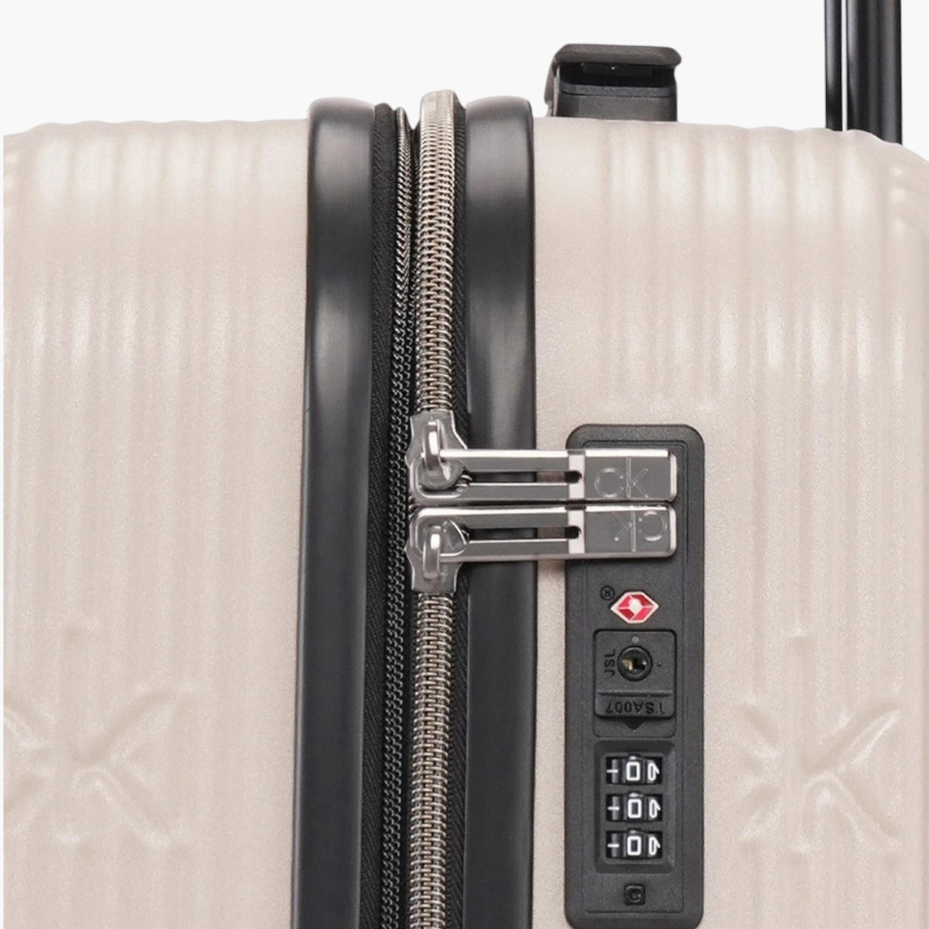 Calvin Klein Textured Hardcase Trolley Bag with Retractable Handle-travel-luggagesandbags-luggage-image-7