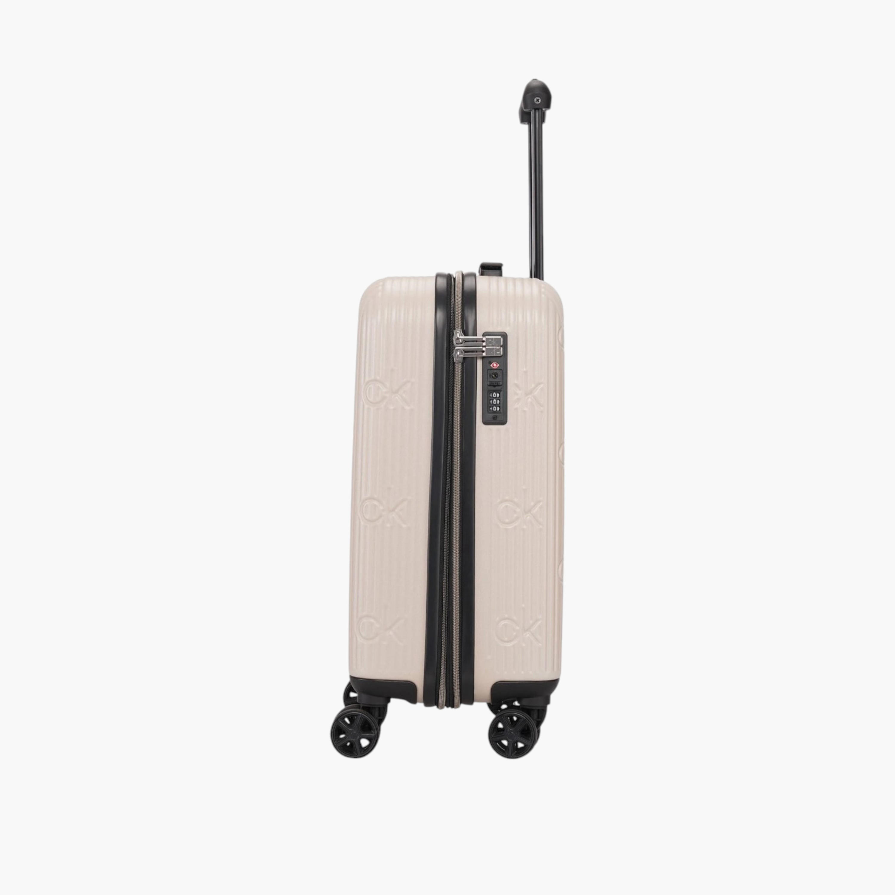 Calvin Klein Textured Hardcase Trolley Bag with Retractable Handle-travel-luggagesandbags-luggage-image-4