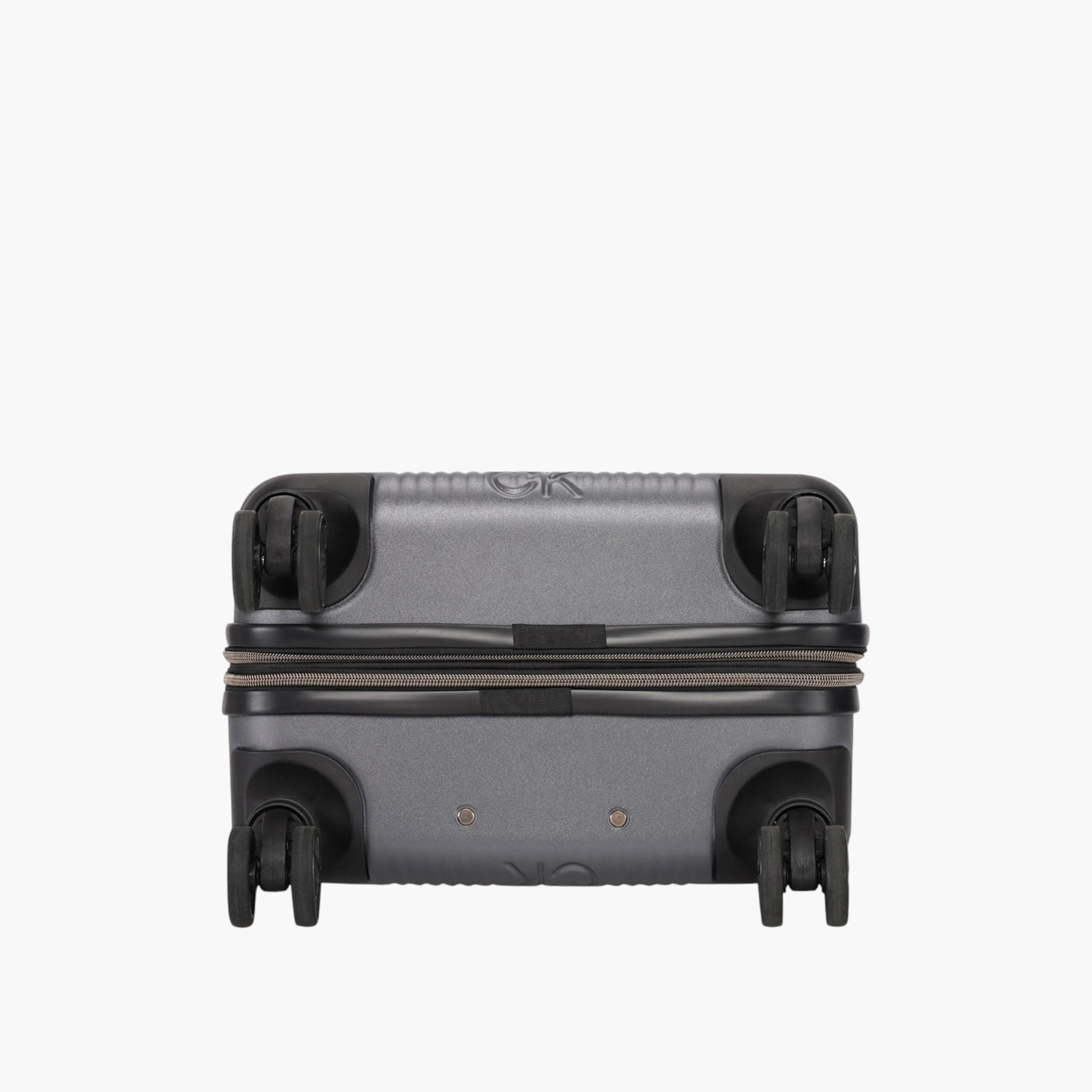 Calvin Klein Textured Hardcase Trolley Bag with Retractable Handle-travel-luggagesandbags-luggage-image-7