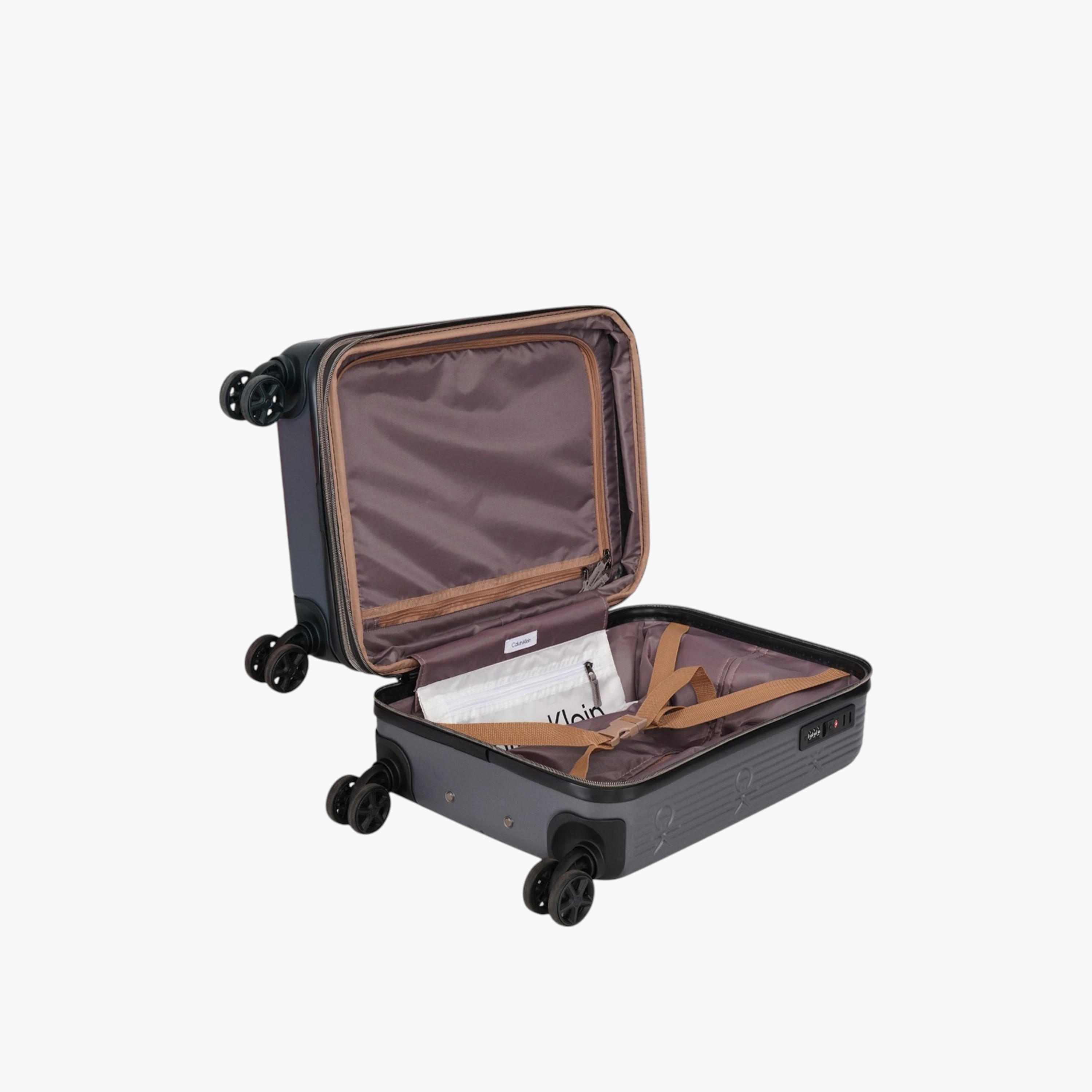 Calvin Klein Textured Hardcase Trolley Bag with Retractable Handle-travel-luggagesandbags-luggage-image-9