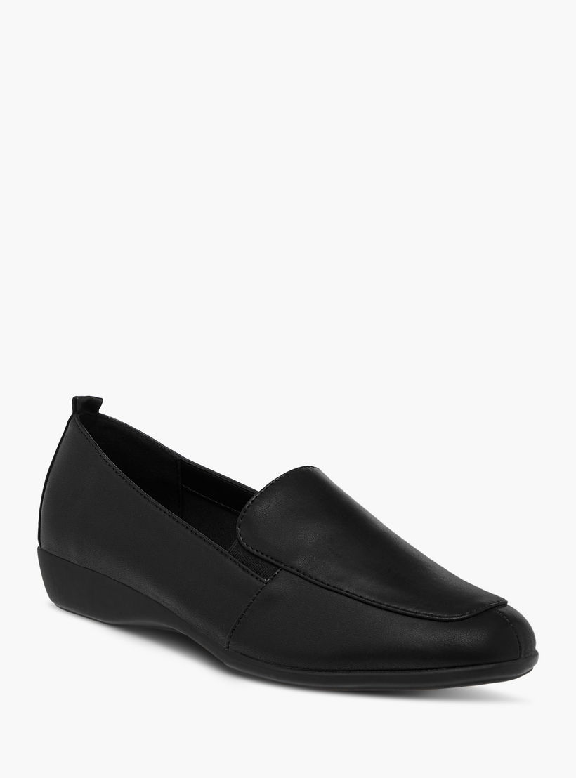 Le Confort Solid Slip-On Loafers with Pull Tabs-women-shoes-flats-loafers-image-2
