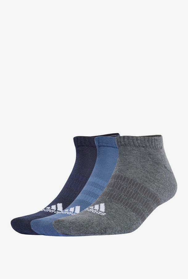 Adidas Logo Print Ankle Length Socks - Set of 3-men-socks-image-1