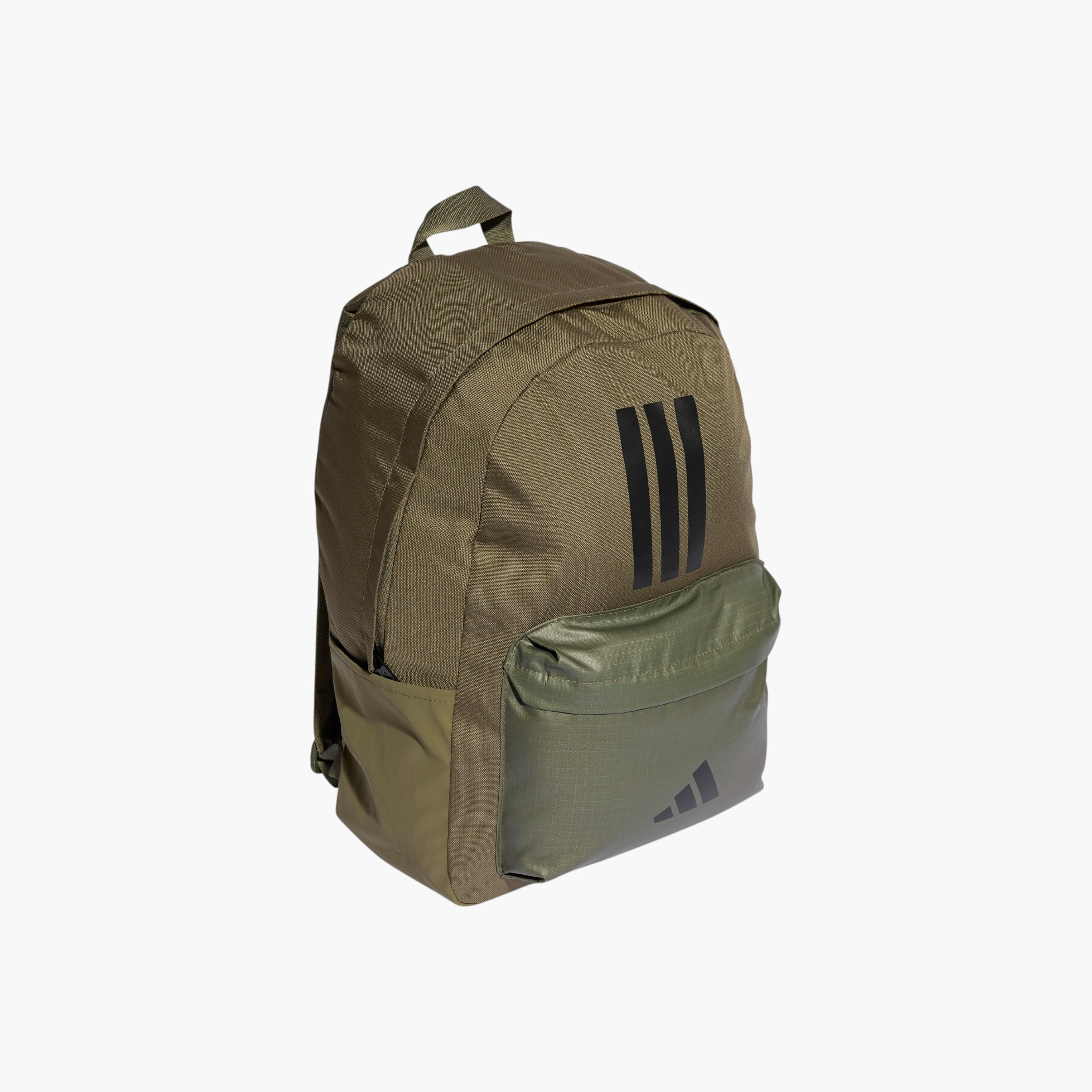 adidas Logo Print School Backpack with Adjustable Straps and Zip Closure-school-bagsandbackpacks-backpacks-image-3
