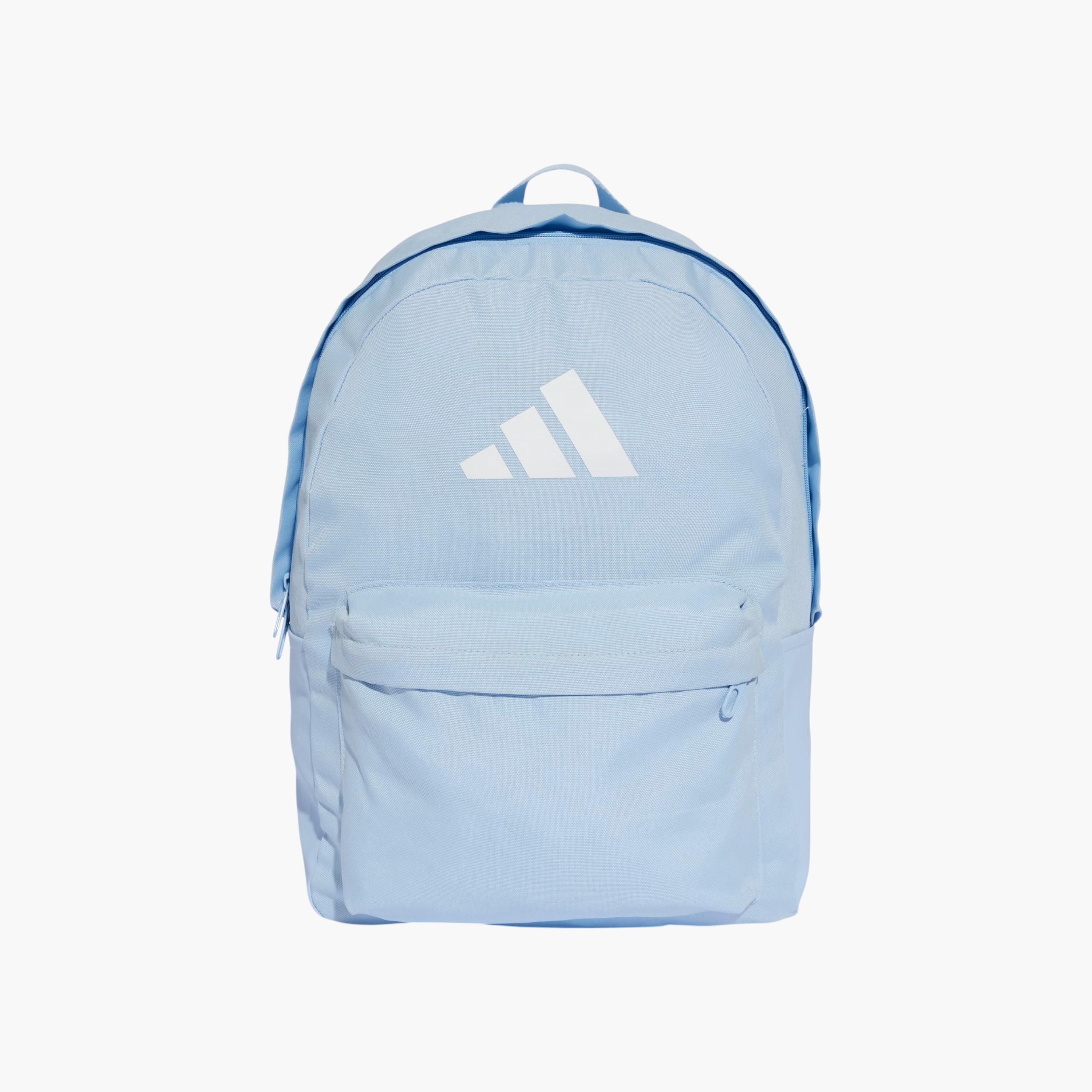 adidas Logo Print School Backpack with Adjustable Straps and Zip Closure-school-bagsandbackpacks-backpacks-image-1