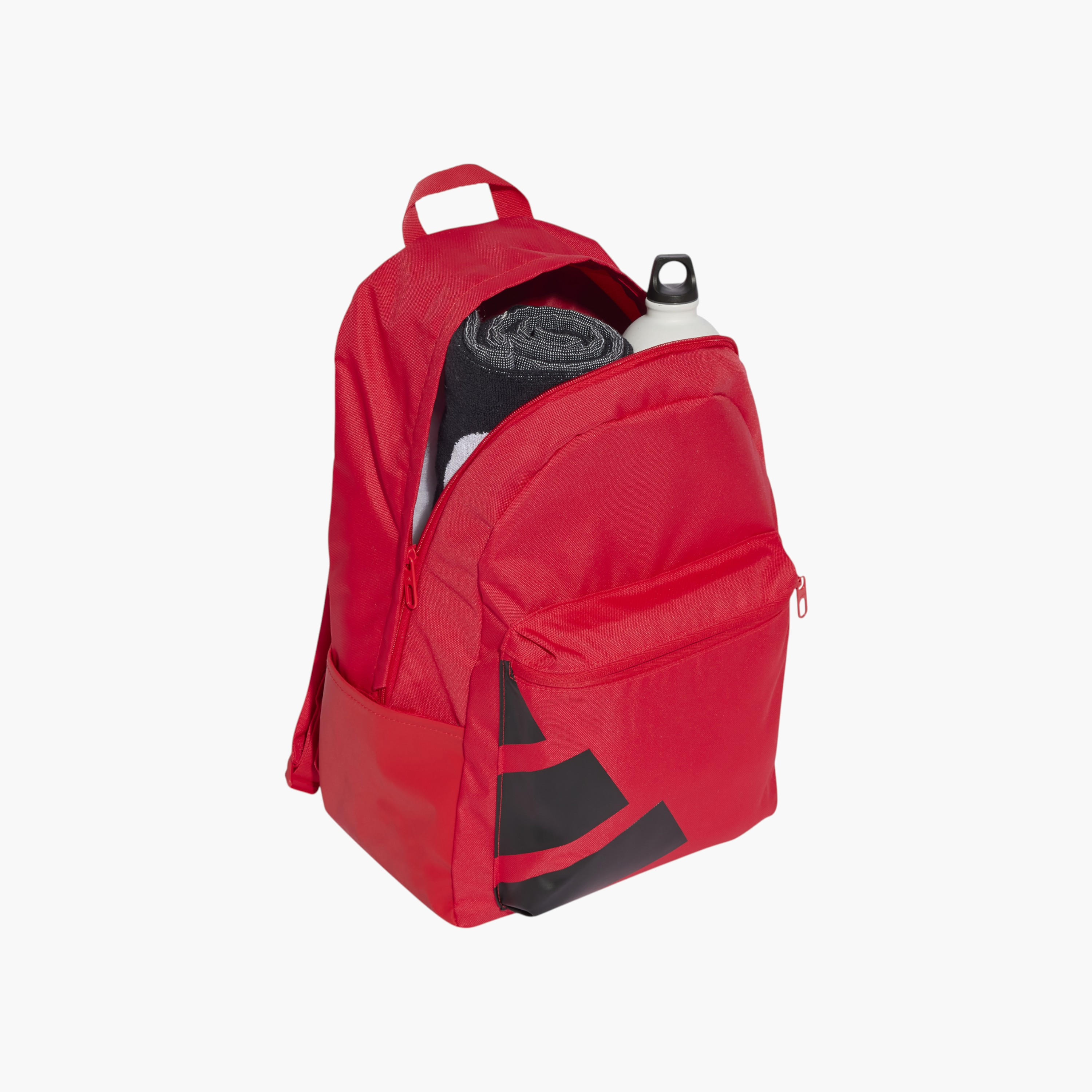 adidas Logo Print School Backpack with Adjustable Straps and Zip Closure-school-bagsandbackpacks-backpacks-image-3