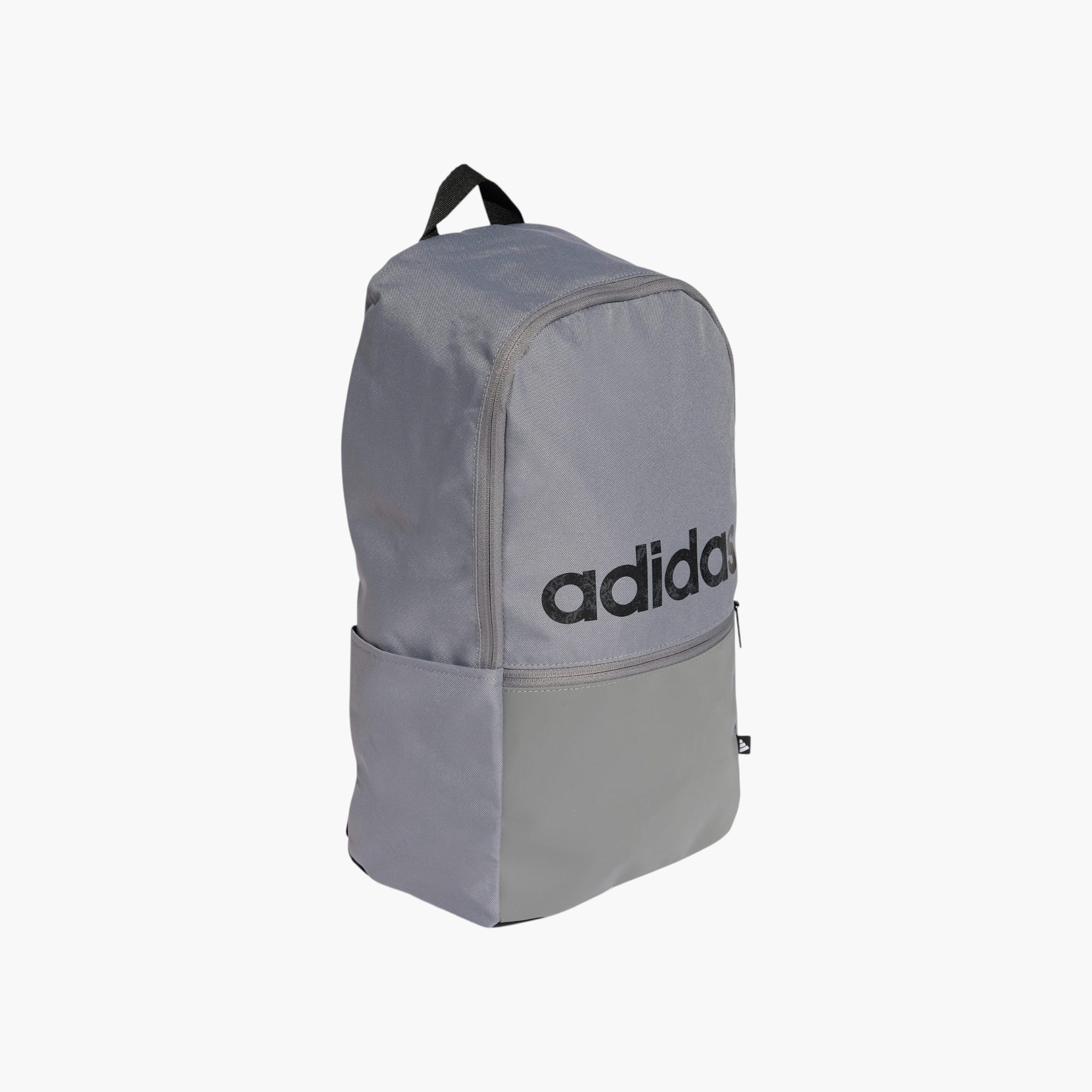adidas Logo Print School Backpack with Adjustable Straps and Zip Closure-school-bagsandbackpacks-backpacks-image-2