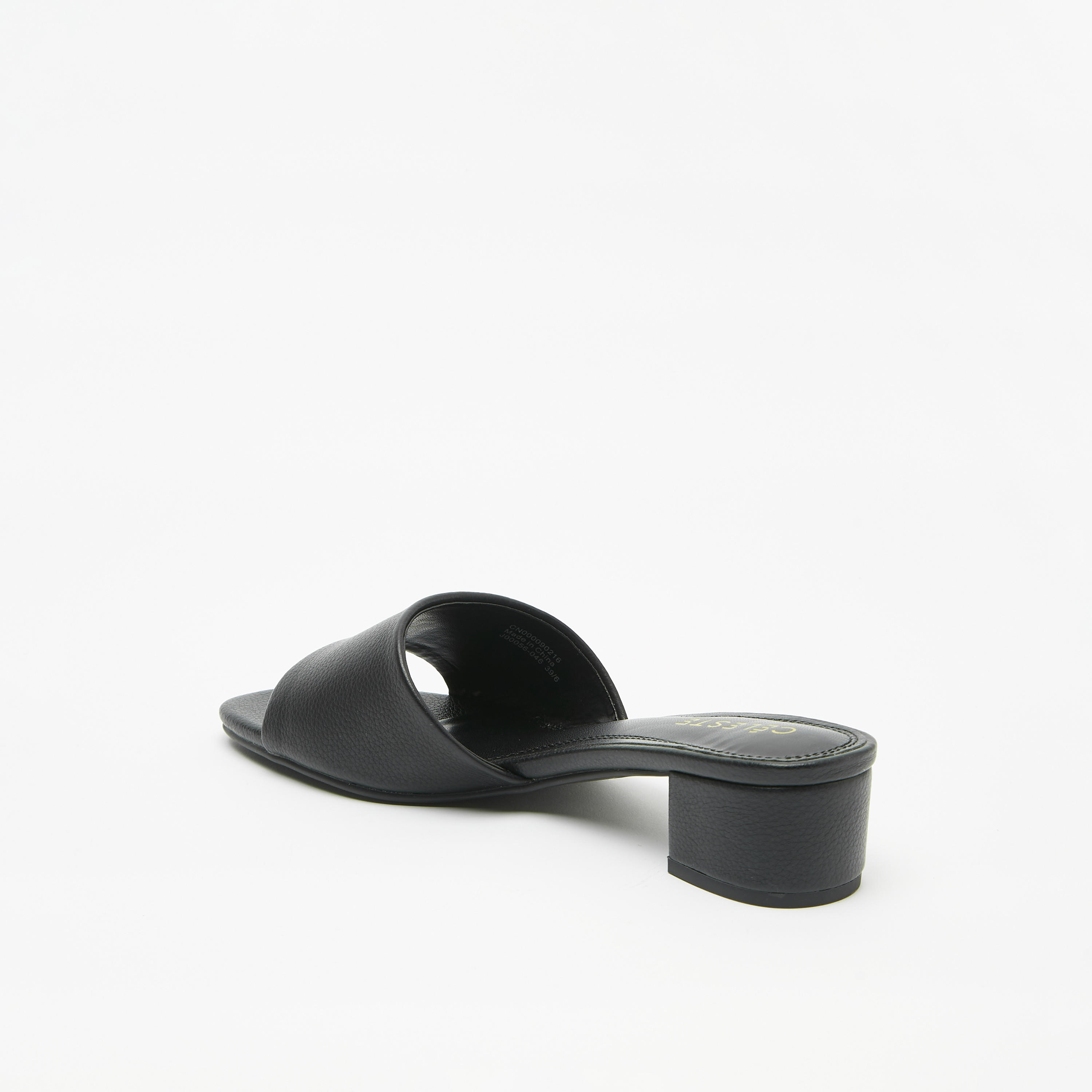 Celeste Women's Solid Slip-On Sandals with Block Heels-women-shoes-heels-image-2