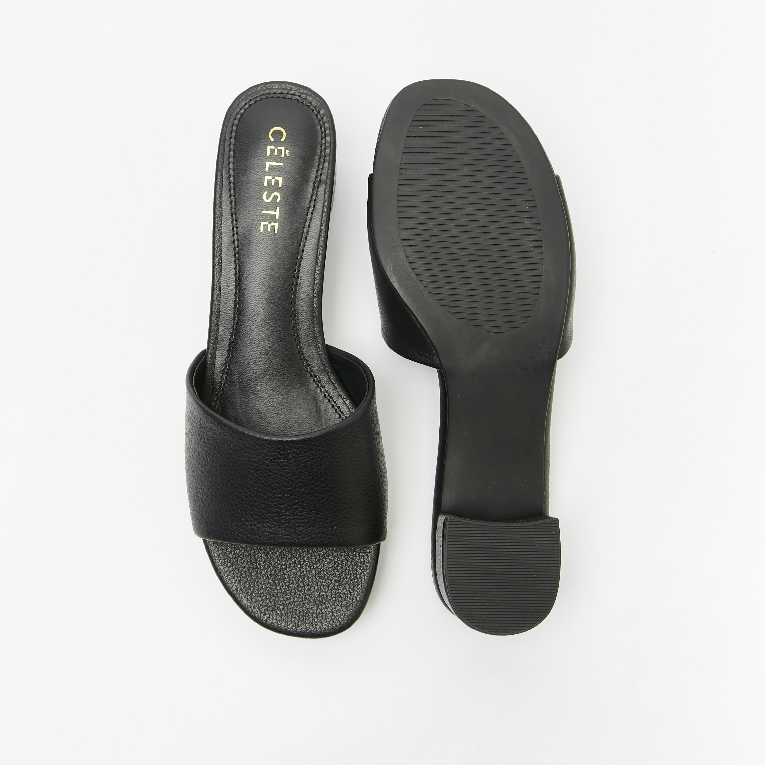 Celeste Women's Solid Slip-On Sandals with Block Heels-women-shoes-heels-image-4