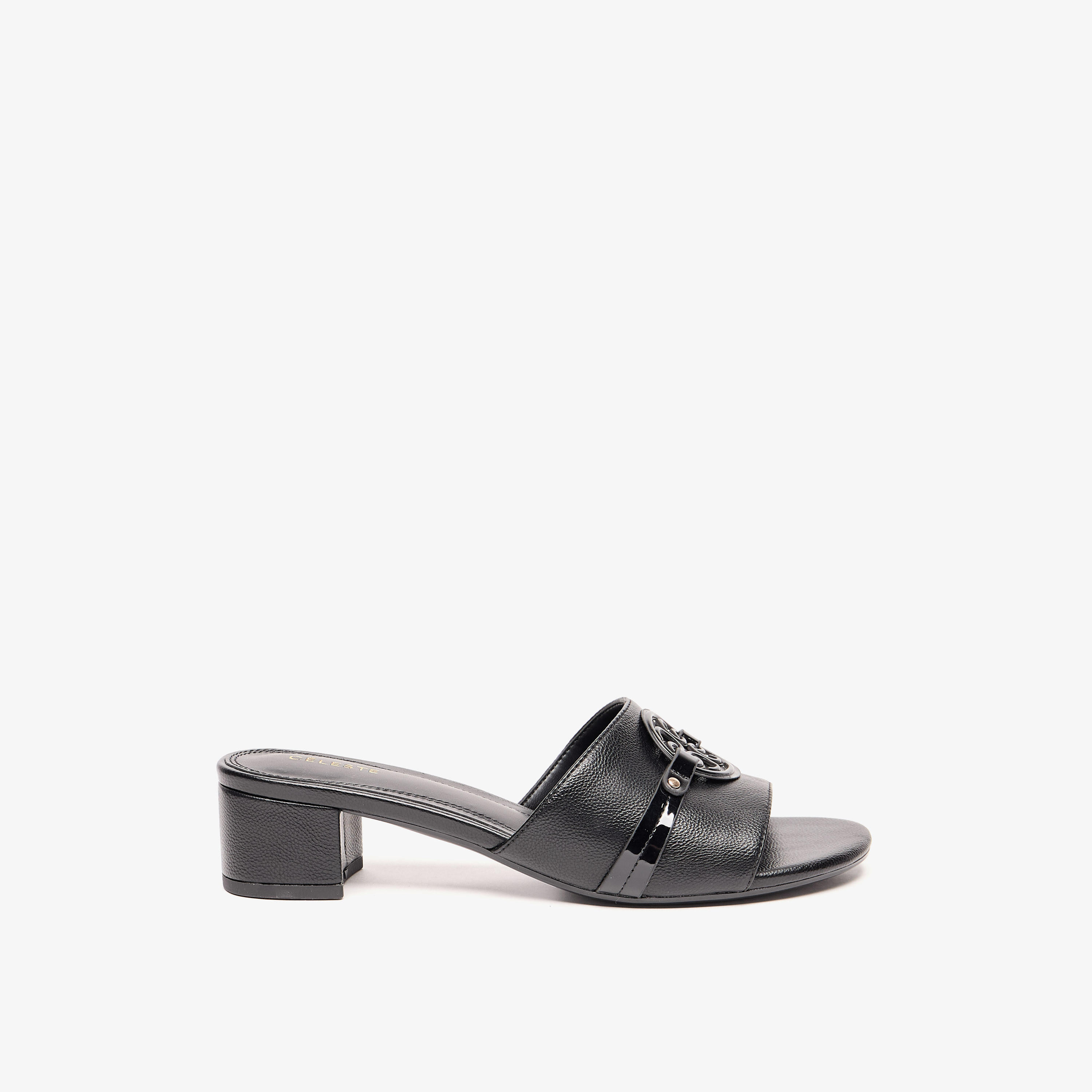 Celeste Women's Textured Slip-On Sandals with Block Heels-women-shoes-sandals-heeled-image-3