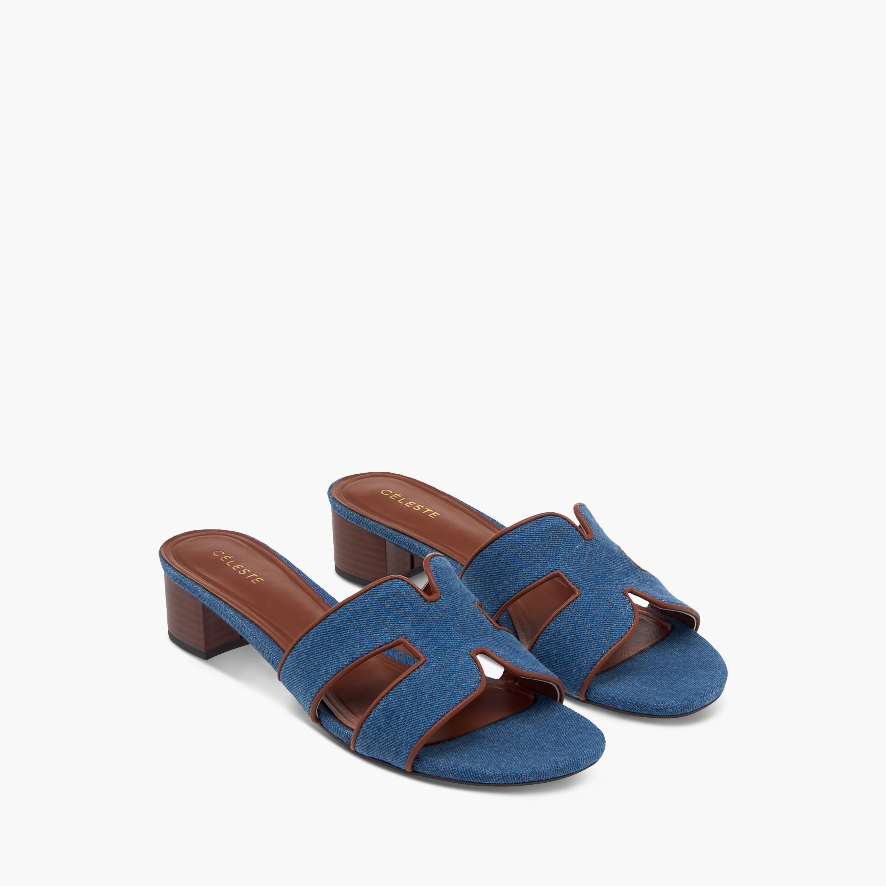 صندل بارز الملمس سهل الارتداء بكعب سميك للنساء من سيليست-women-shoes-sandals-heeled-image-1