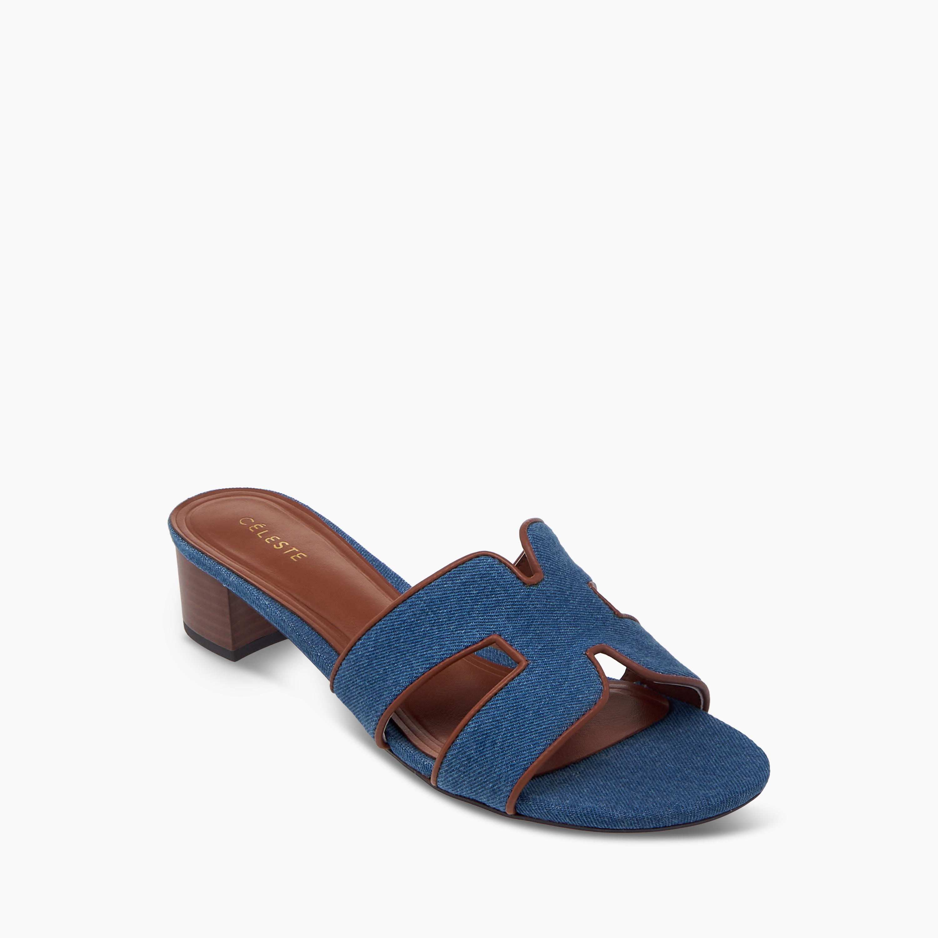 صندل بارز الملمس سهل الارتداء بكعب سميك للنساء من سيليست-women-shoes-sandals-heeled-image-2