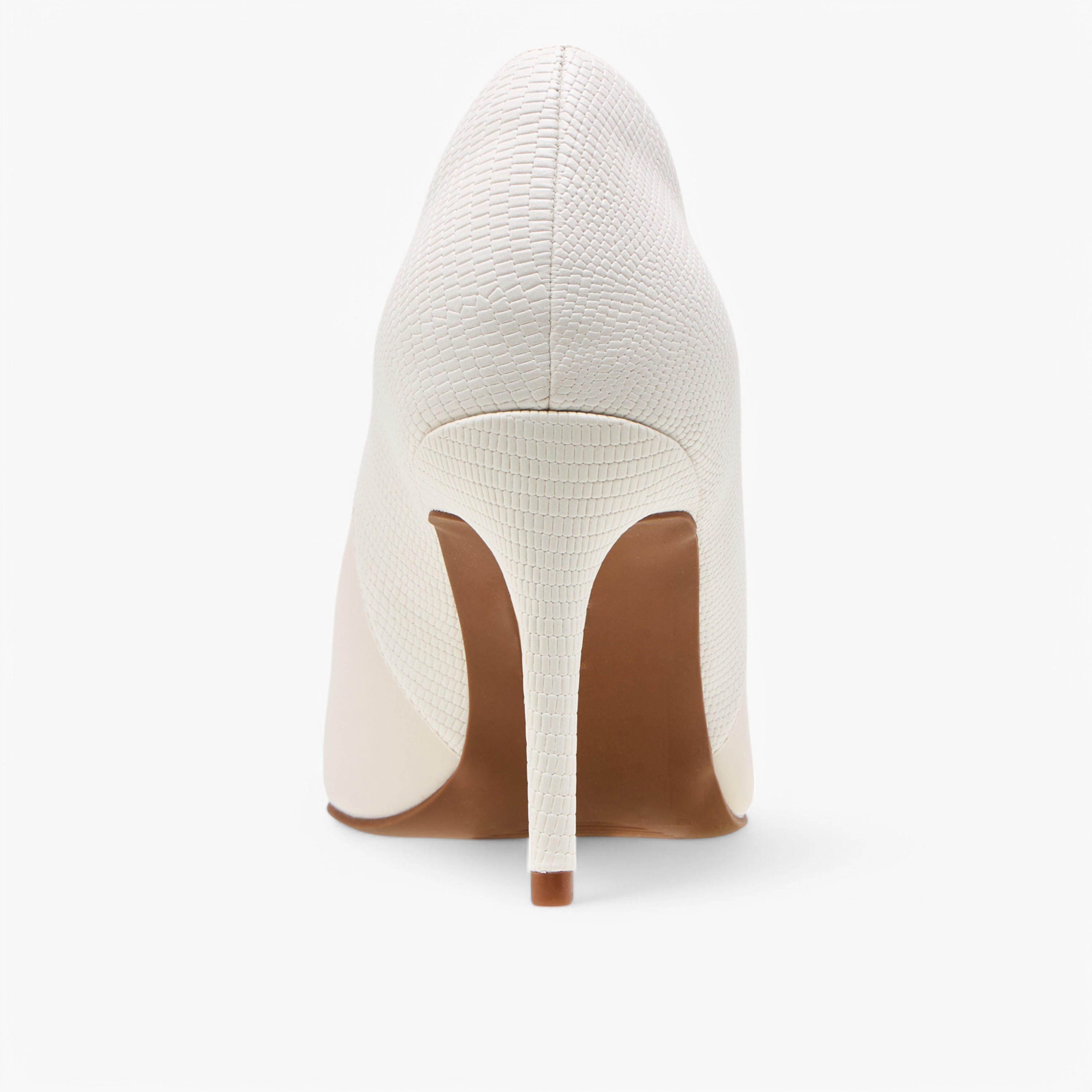 حذاء سادة بمقدمة مدببة مع كعب ستيليتو للنساء من إيل-women-shoes-heels-image-5