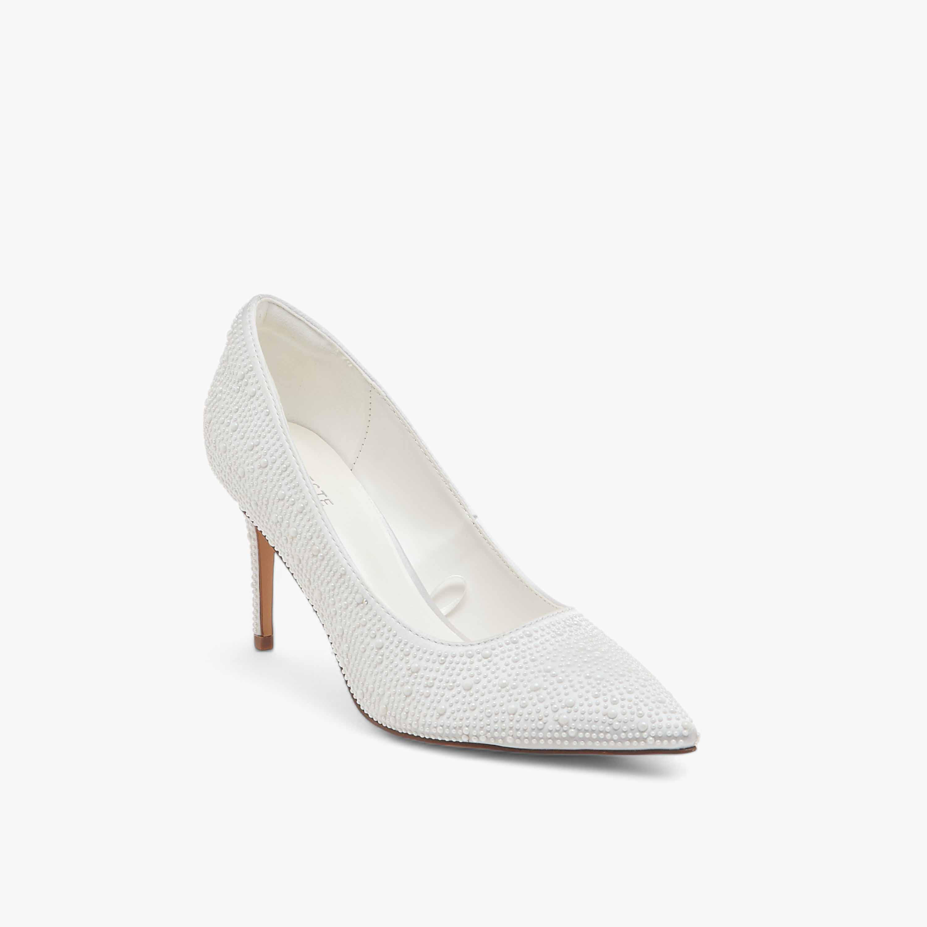 حذاء كلاسيكي سهل الارتداء مزين بكعب رفيع للنساء من سيليست-women-shoes-heels-image-2