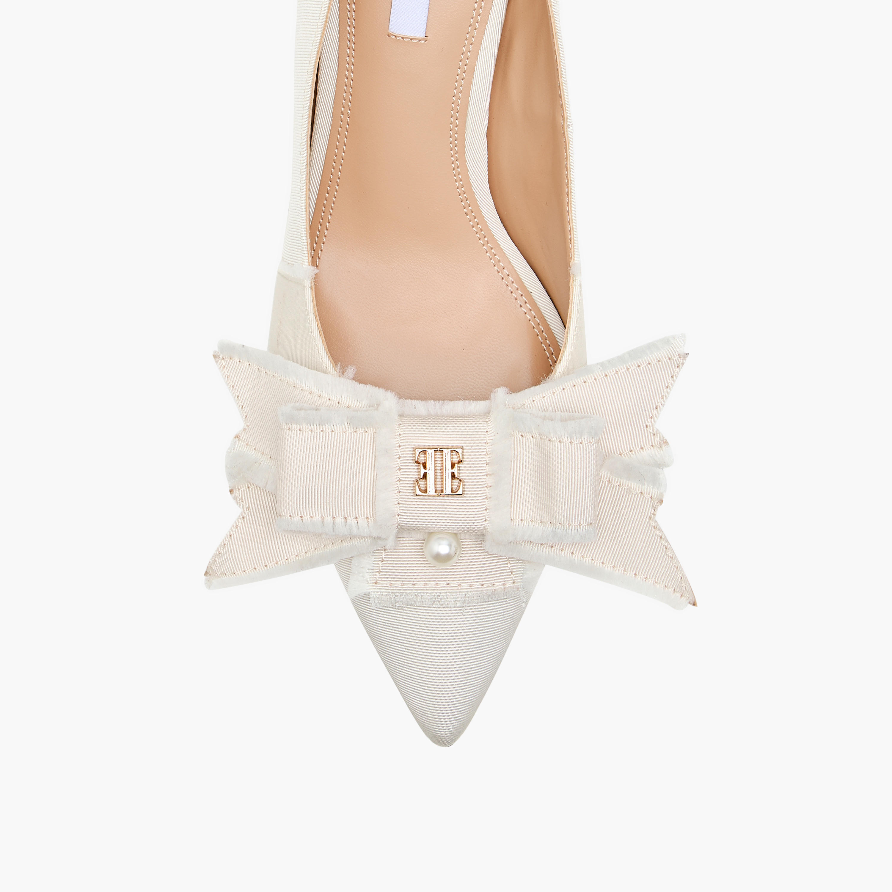 حذاء كلاسيكي سهل الارتداء بكعب رفيع وزينة فيونكة للنساء من إيل-women-shoes-heels-image-4