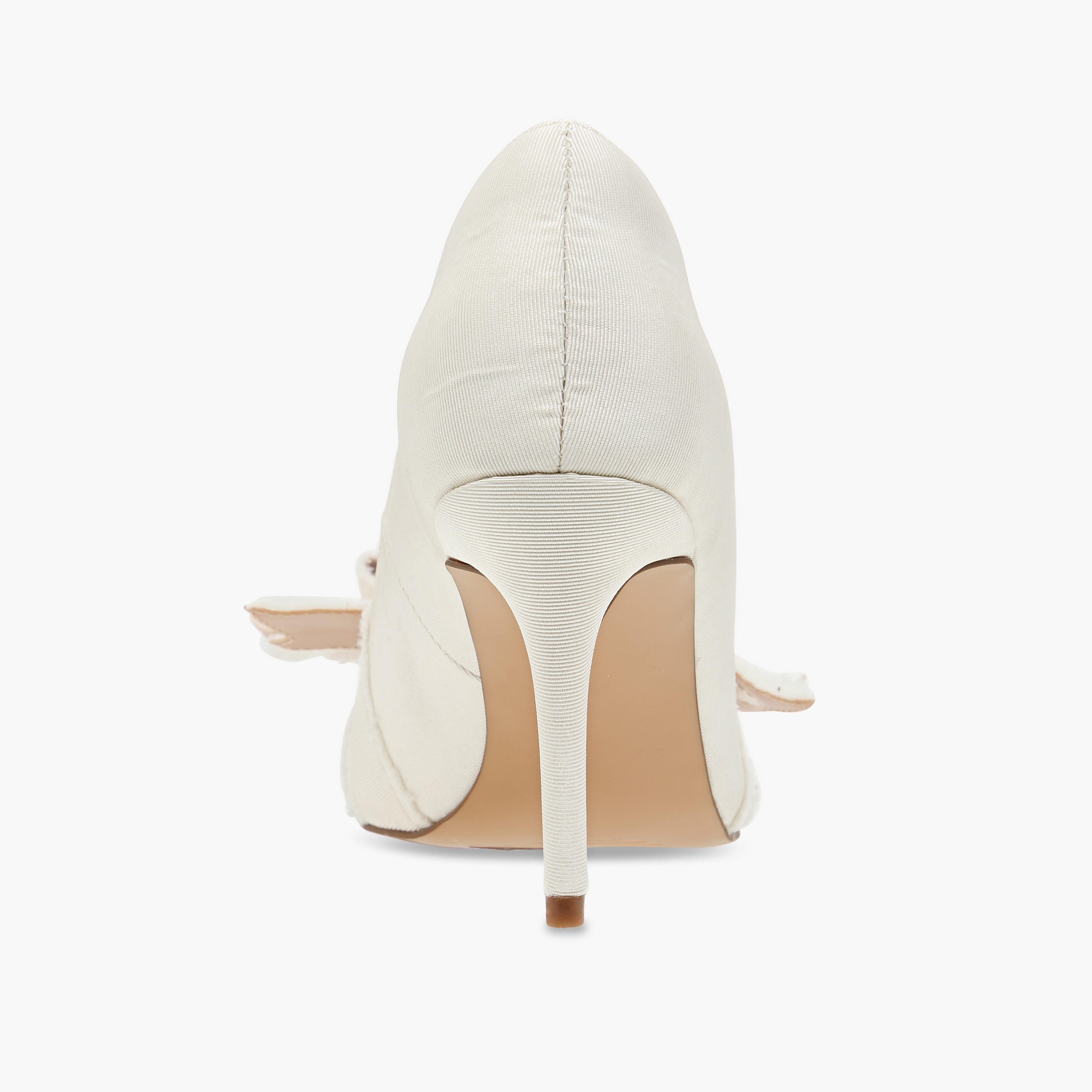 حذاء كلاسيكي سهل الارتداء بكعب رفيع وزينة فيونكة للنساء من إيل-women-shoes-heels-image-5