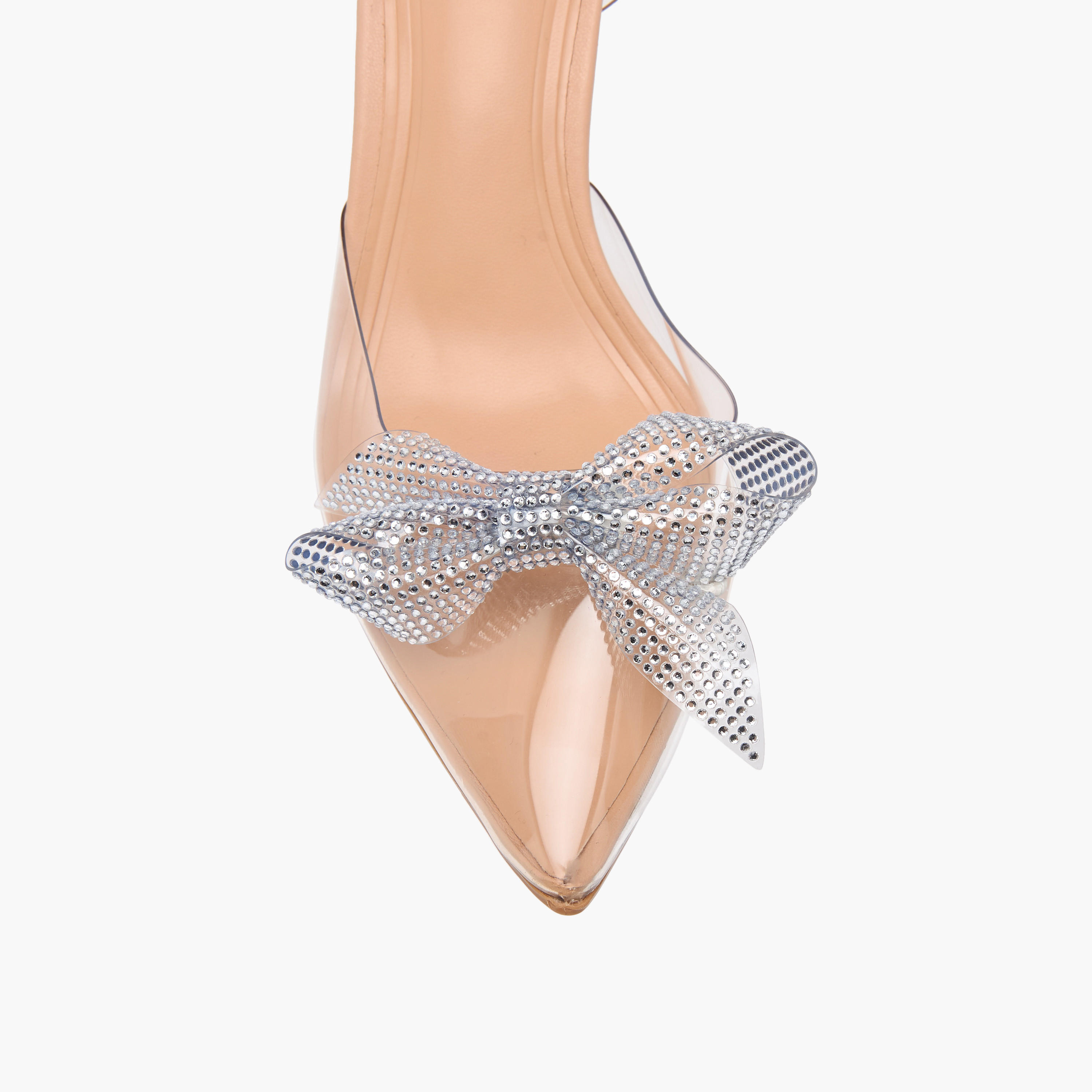 Celeste Women's Bow Embellished Slingback Shoes with Stiletto Heels-women-shoes-heels-image-4