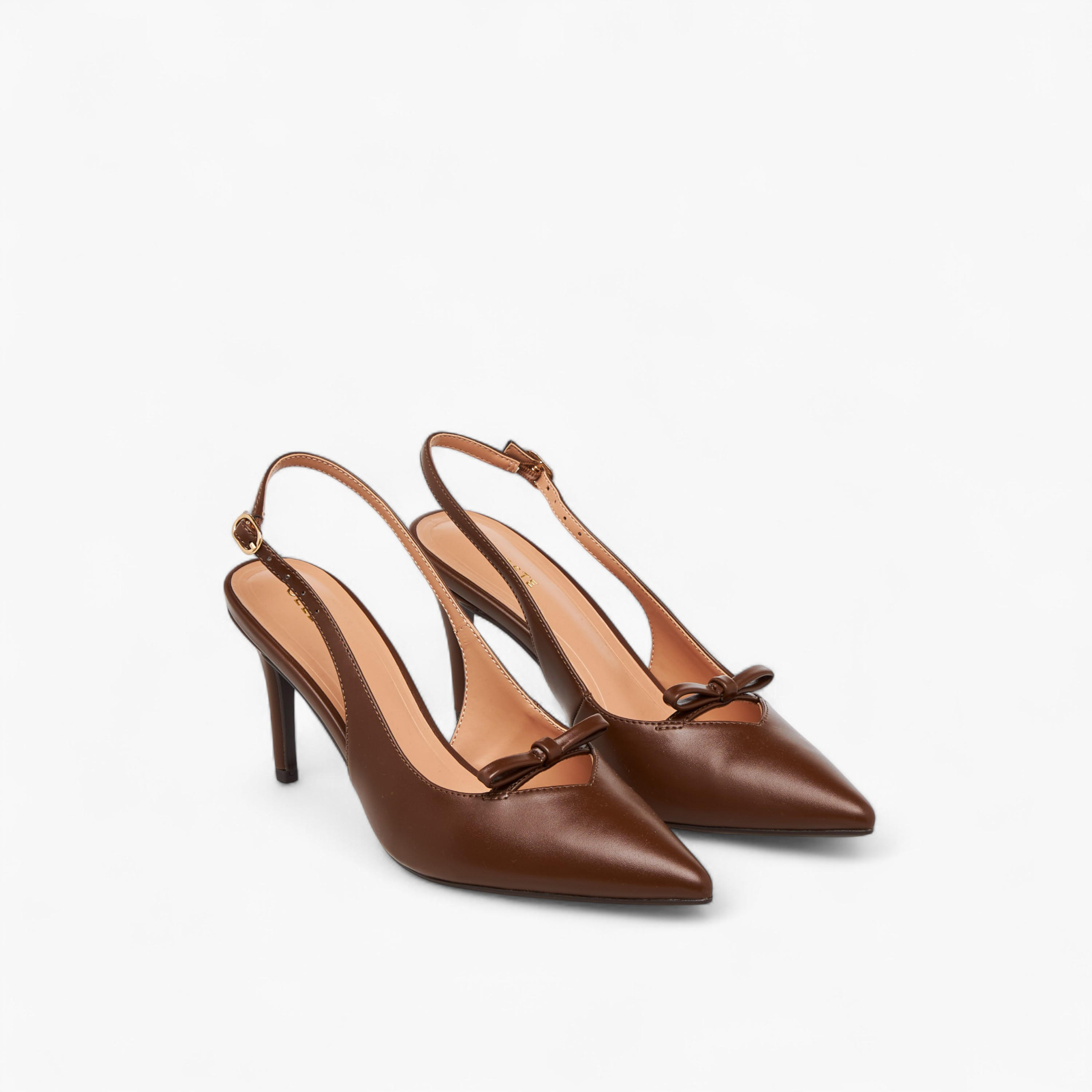 Celeste Women's Bow Accent Pointed Toe Shoes with Stiletto Heels-women-shoes-heels-image-1