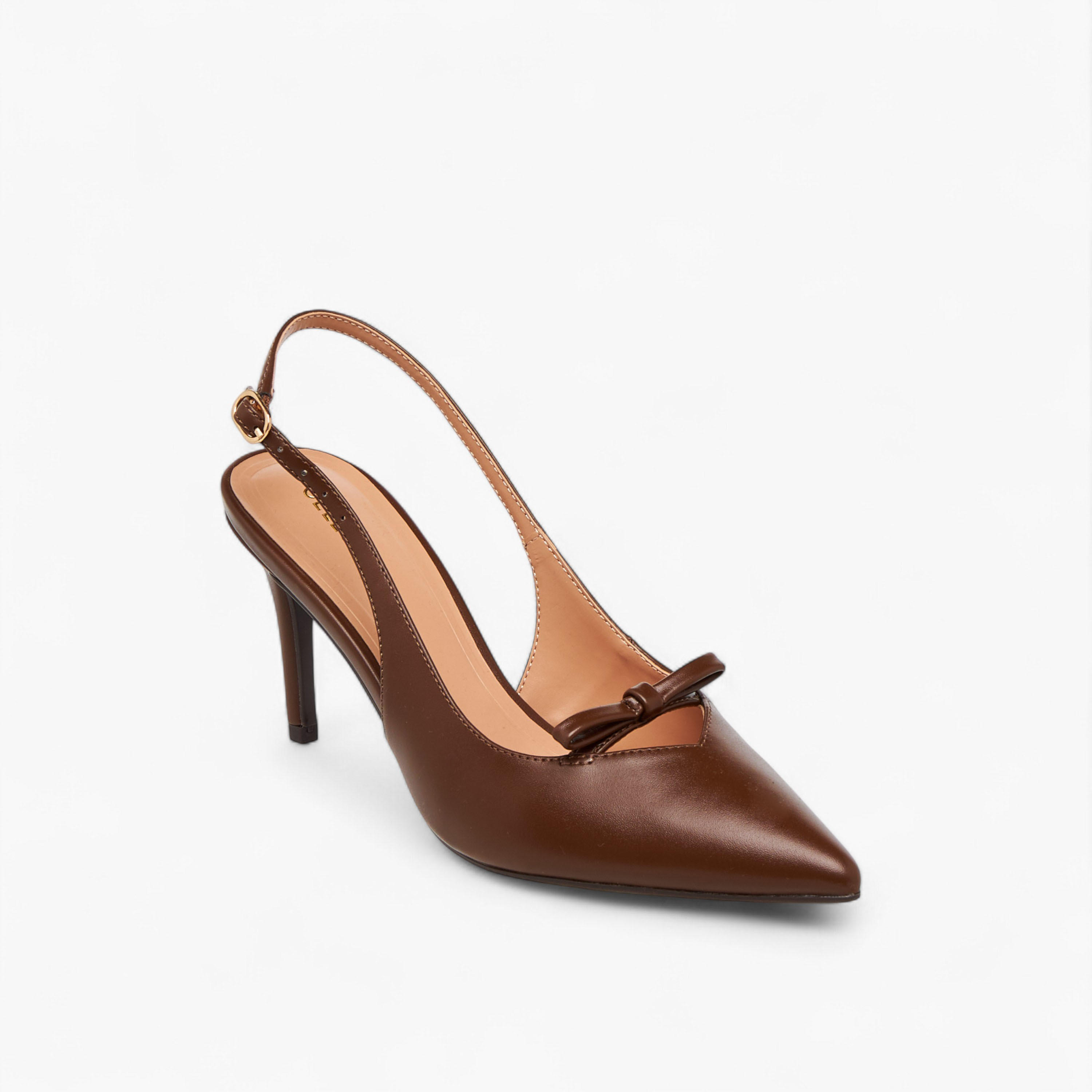 Celeste Women's Bow Accent Pointed Toe Shoes with Stiletto Heels-women-shoes-heels-image-2