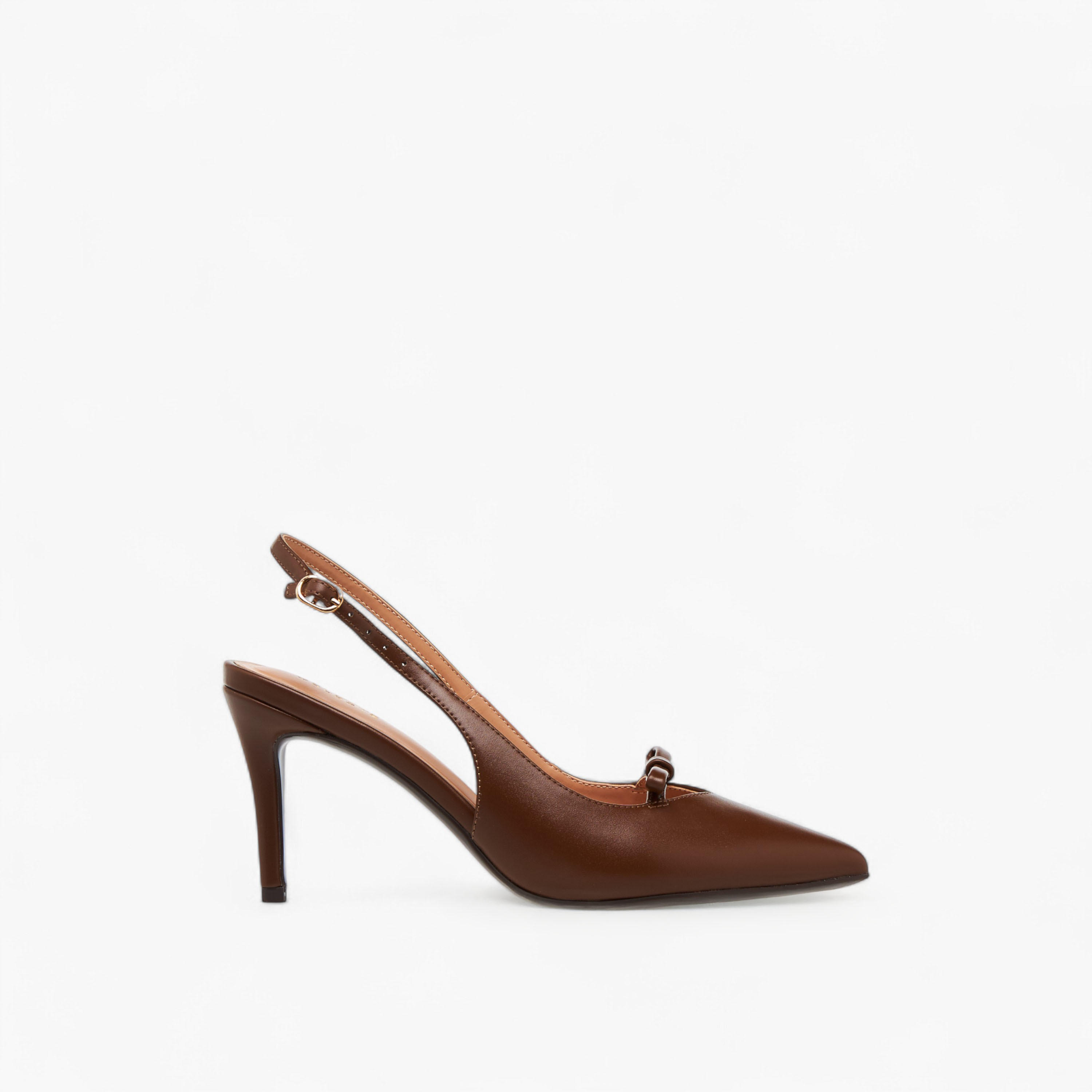 Celeste Women's Bow Accent Pointed Toe Shoes with Stiletto Heels-women-shoes-heels-image-3