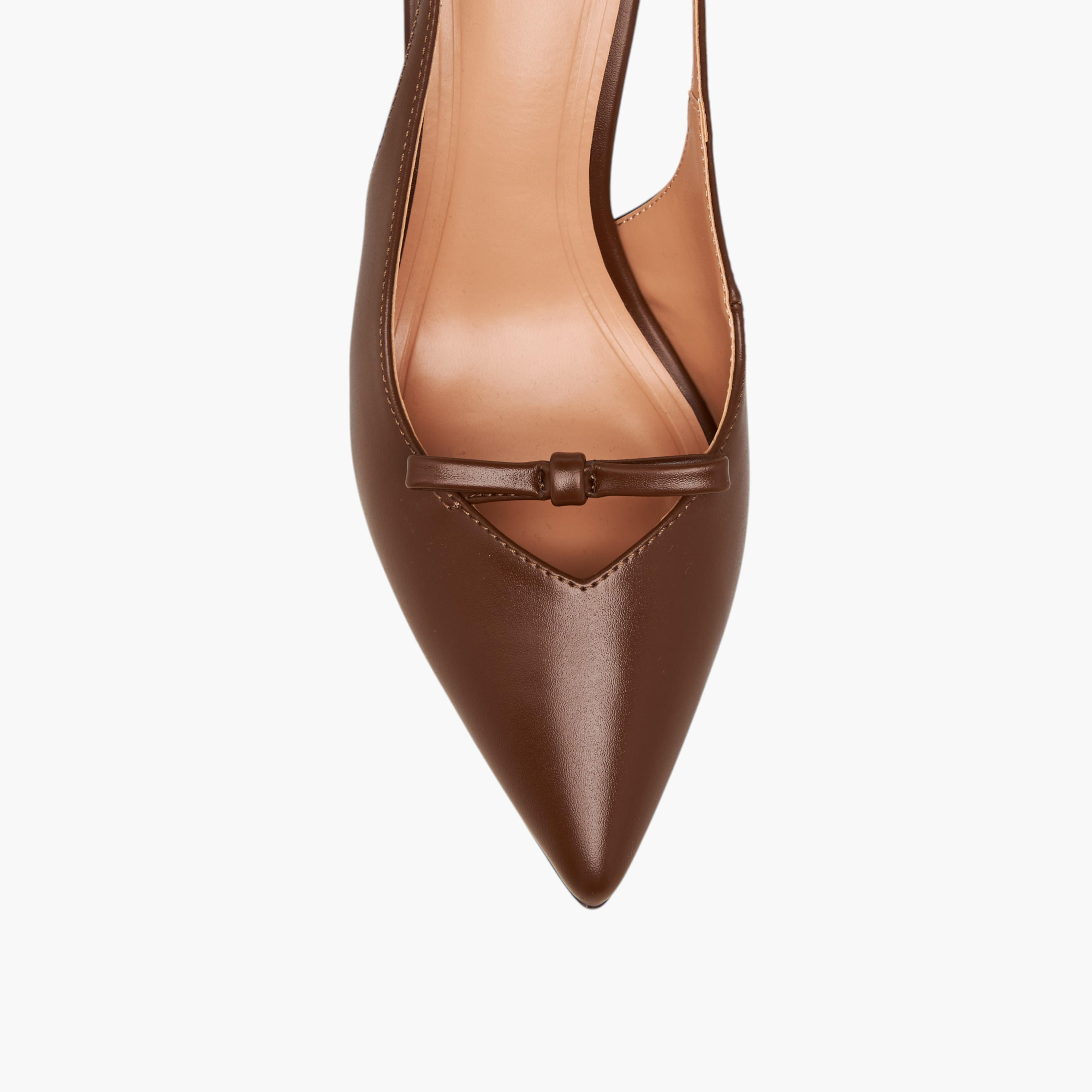 Celeste Women's Bow Accent Pointed Toe Shoes with Stiletto Heels-women-shoes-heels-image-4