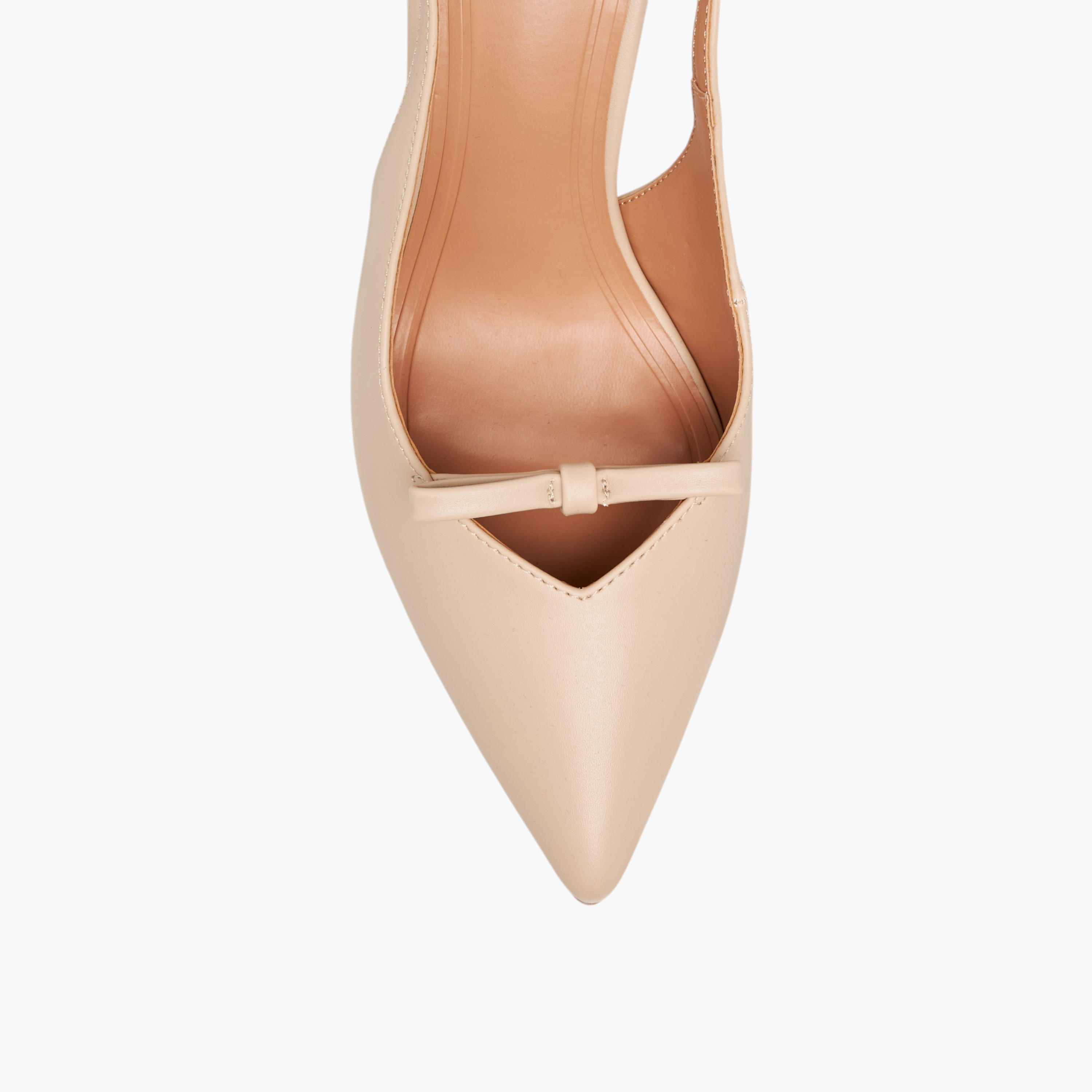 Celeste Women's Bow Accent Pointed Toe Shoes with Stiletto Heels-women-shoes-heels-image-4