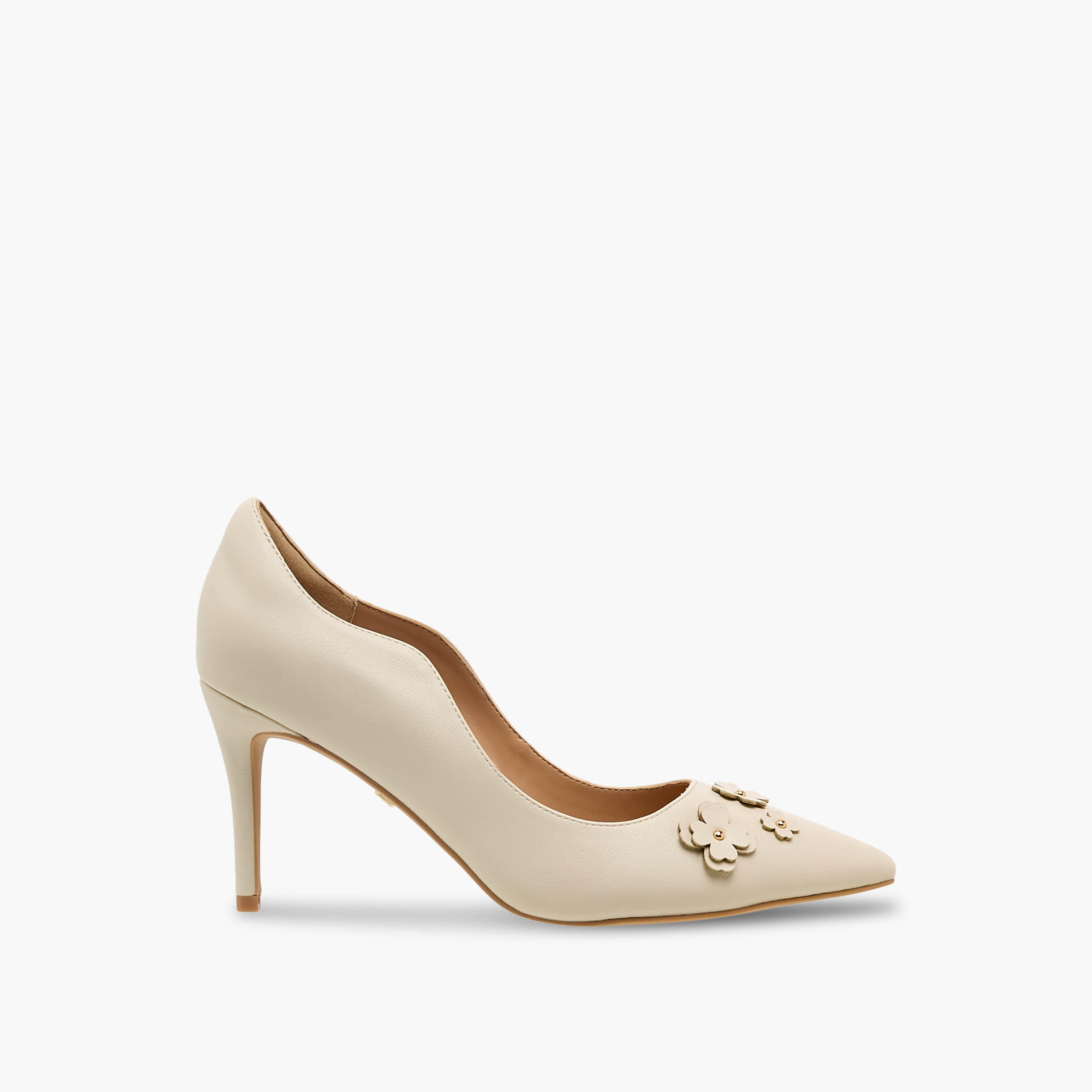 Celeste Women Floral Applique Stiletto Heel Pumps-women-shoes-heels-image-3