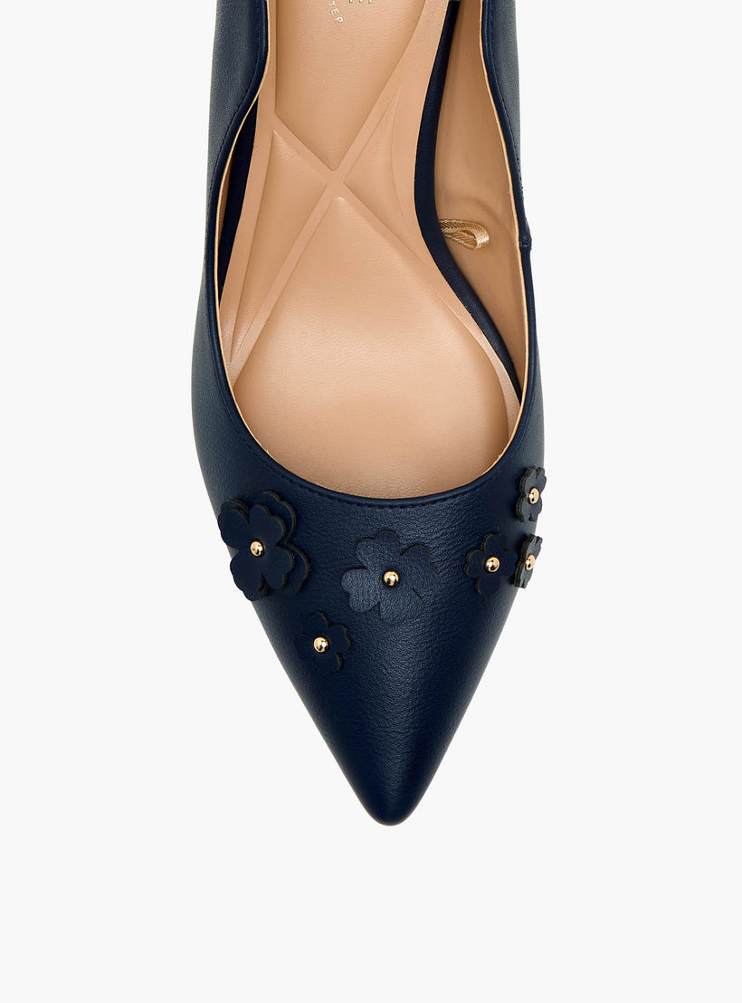 Celeste Women Floral Applique Stiletto Heel Pumps-women-shoes-heels-image-4