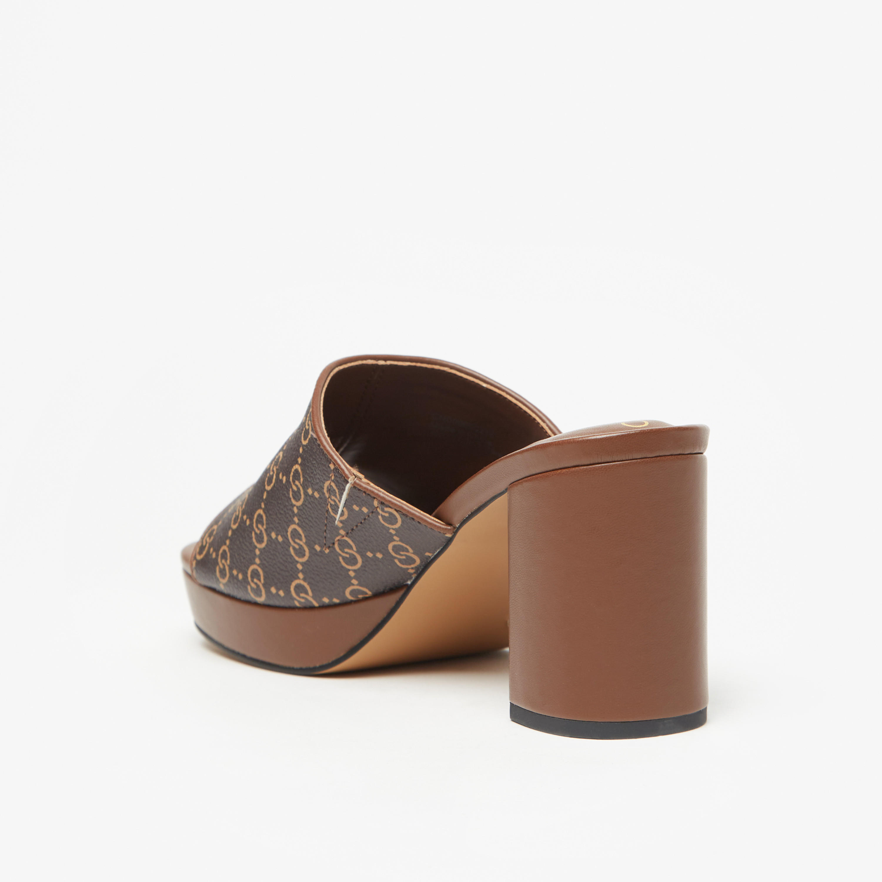 صندل سهل الارتداء بكعب سميك وطبعات للنساء من سيليست-women-shoes-heels-image-3