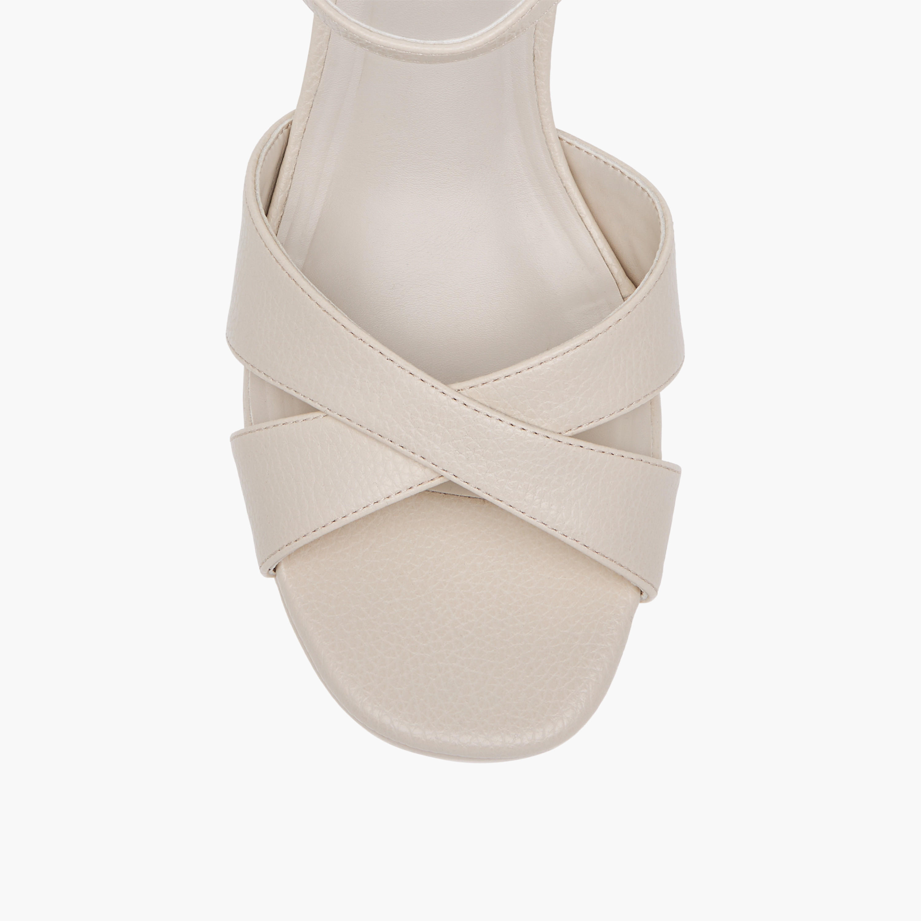 Celeste Women's Textured Sandals with Block Heels and Buckle Closure-women-shoes-sandals-heeled-image-4