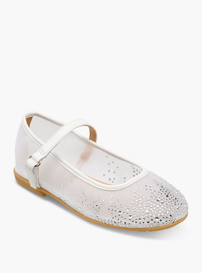 Celeste Girls Hook & Loop Ballerina Shoes-girls-shoes-maryjanes-image-2