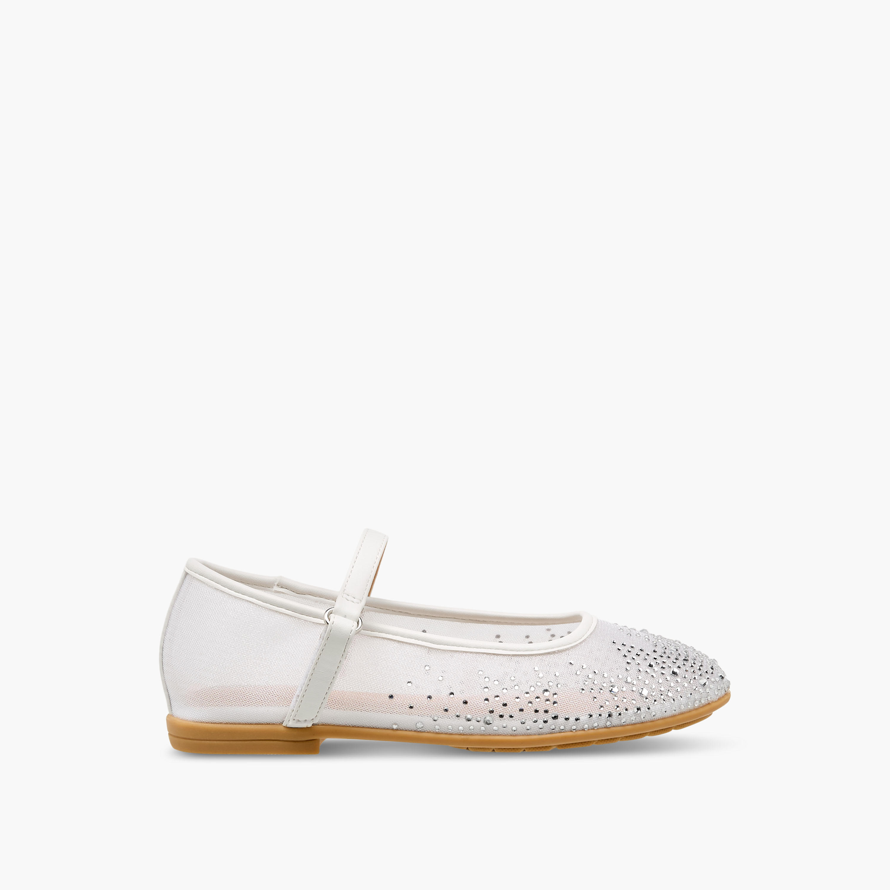 Celeste Girls Hook & Loop Ballerina Shoes-girls-shoes-maryjanes-image-3
