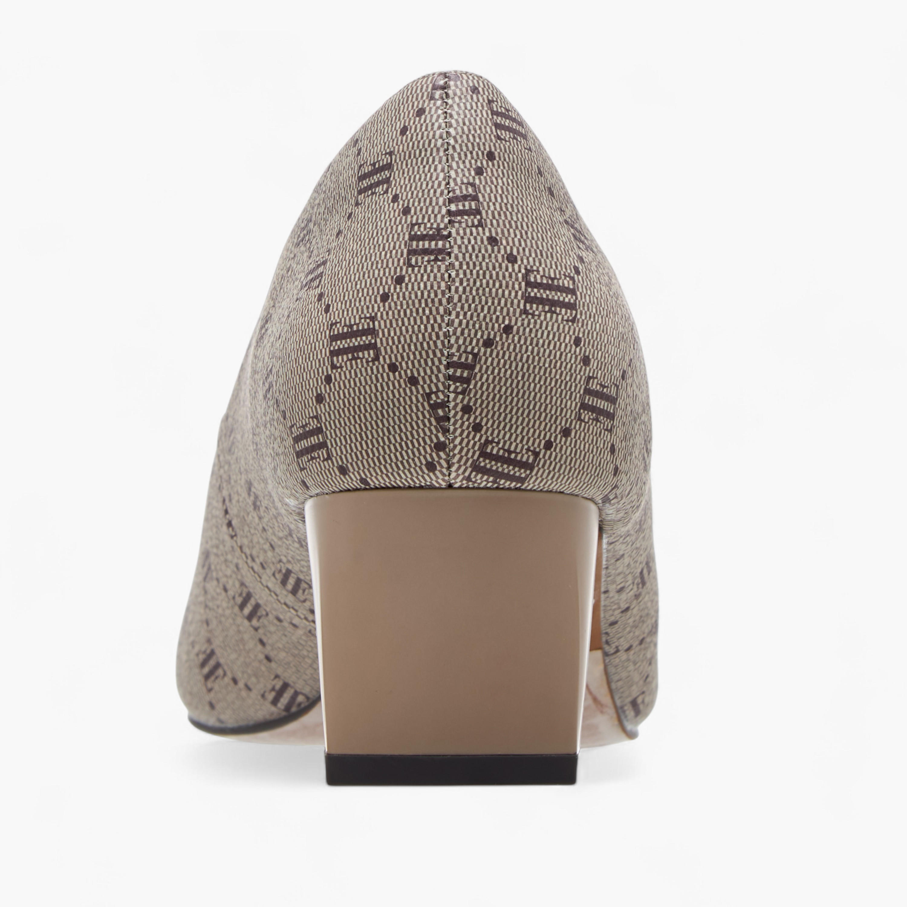 Elle Women's Logo Accent Slip-On Shoes with Block Heels - J00391-011-women-shoes-sandals-heeled-image-5