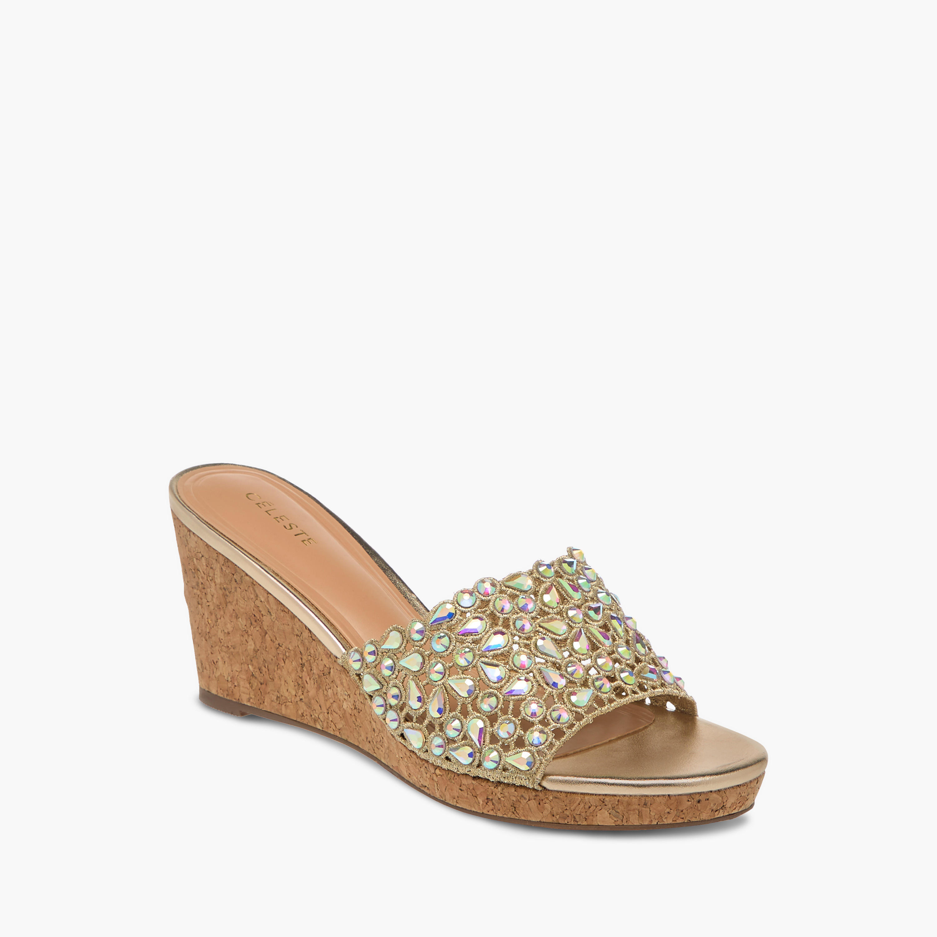 صندل ويدج دايمونت سهل الإغلاق للنساء من  سيليست-women-shoes-sandals-heeled-image-2