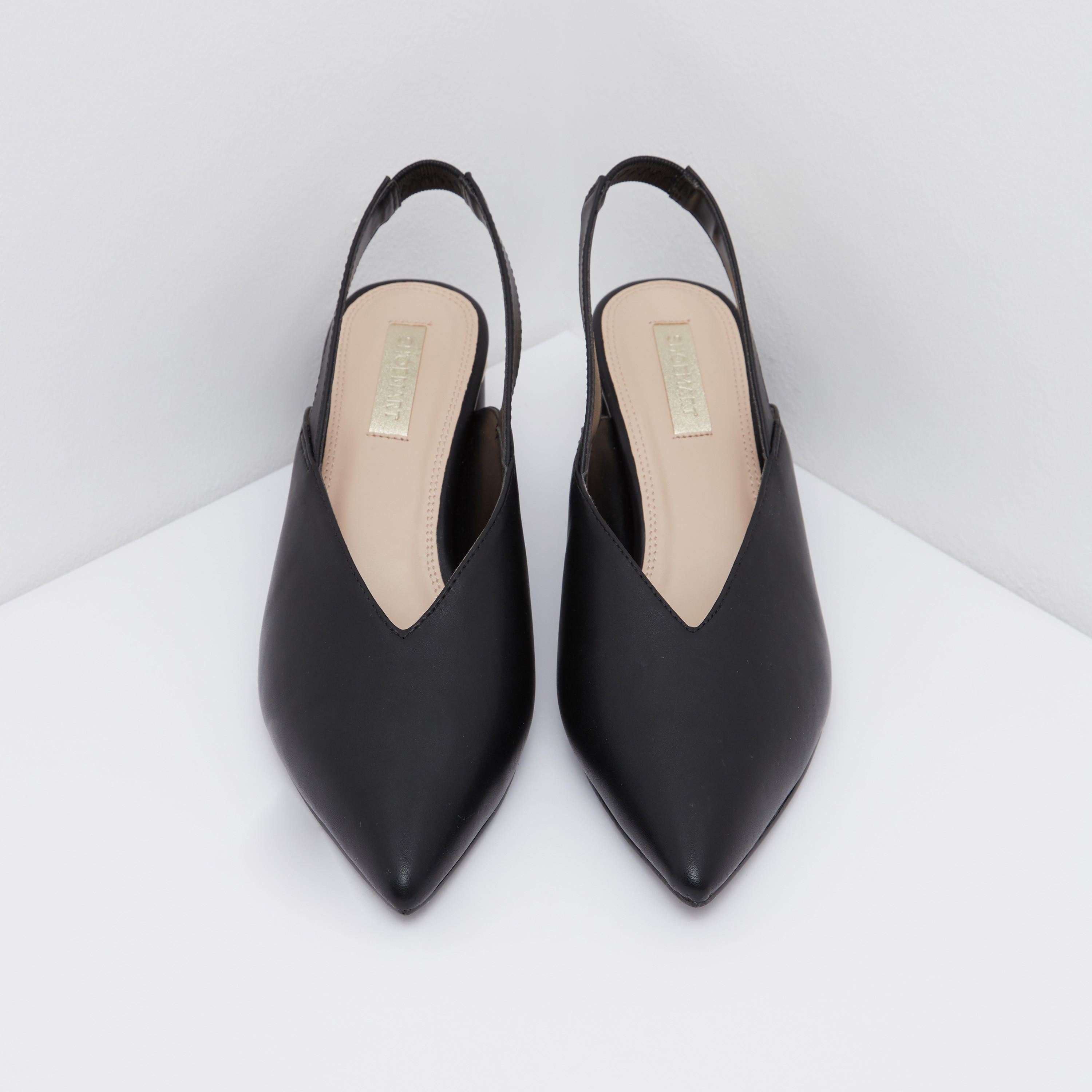 Pointed Toe Slingback Shoes with Block Heels-women-shoes-heels-image-3