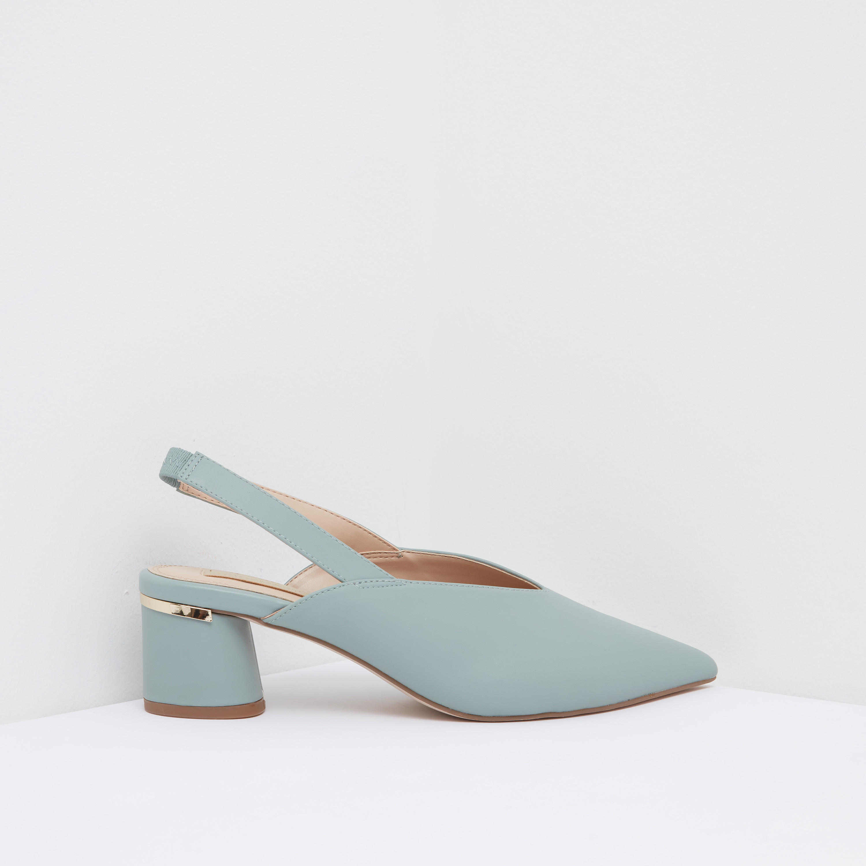 Pointed Toe Slingback Shoes with Block Heels-women-shoes-heels-image-11