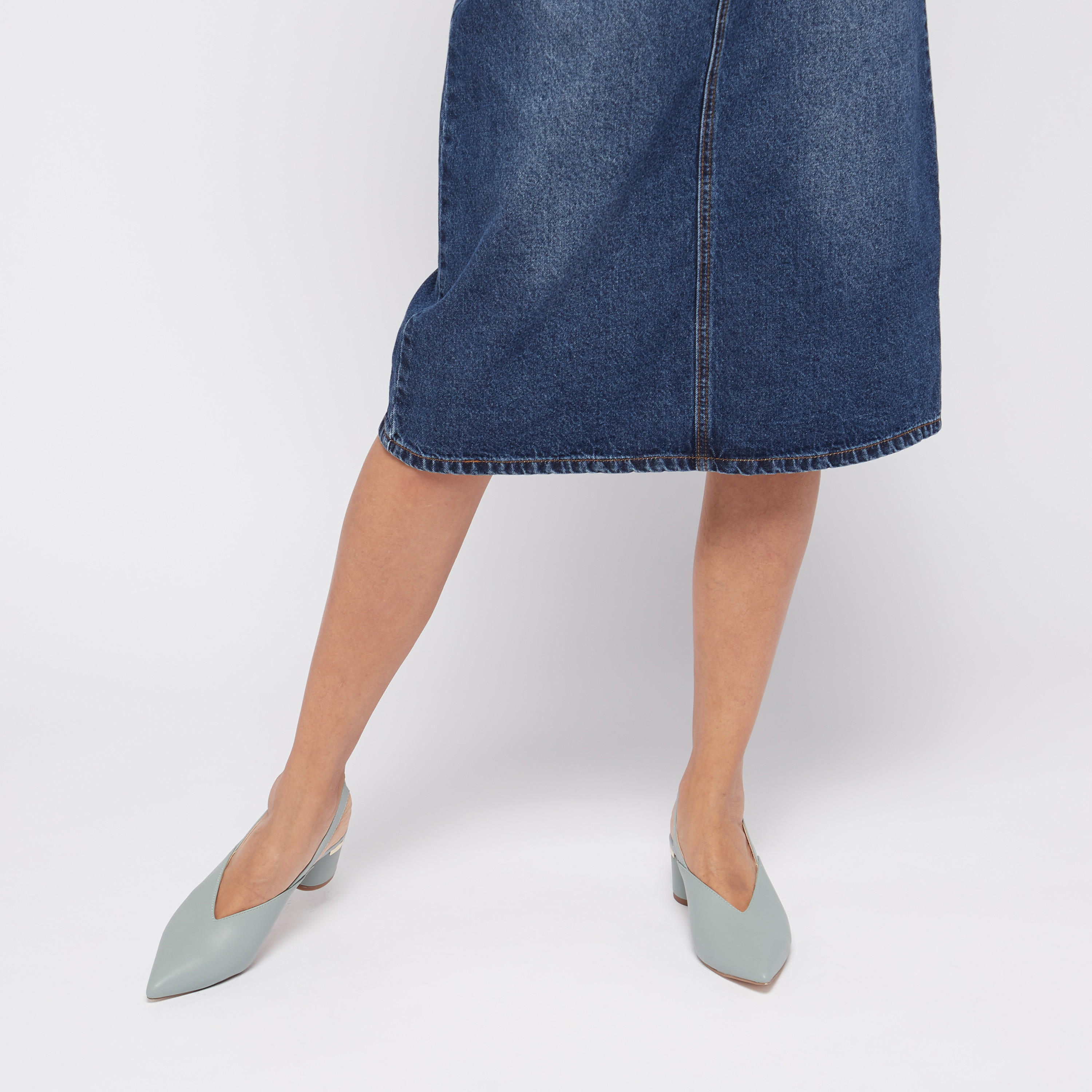 Pointed Toe Slingback Shoes with Block Heels-women-shoes-heels-image-12