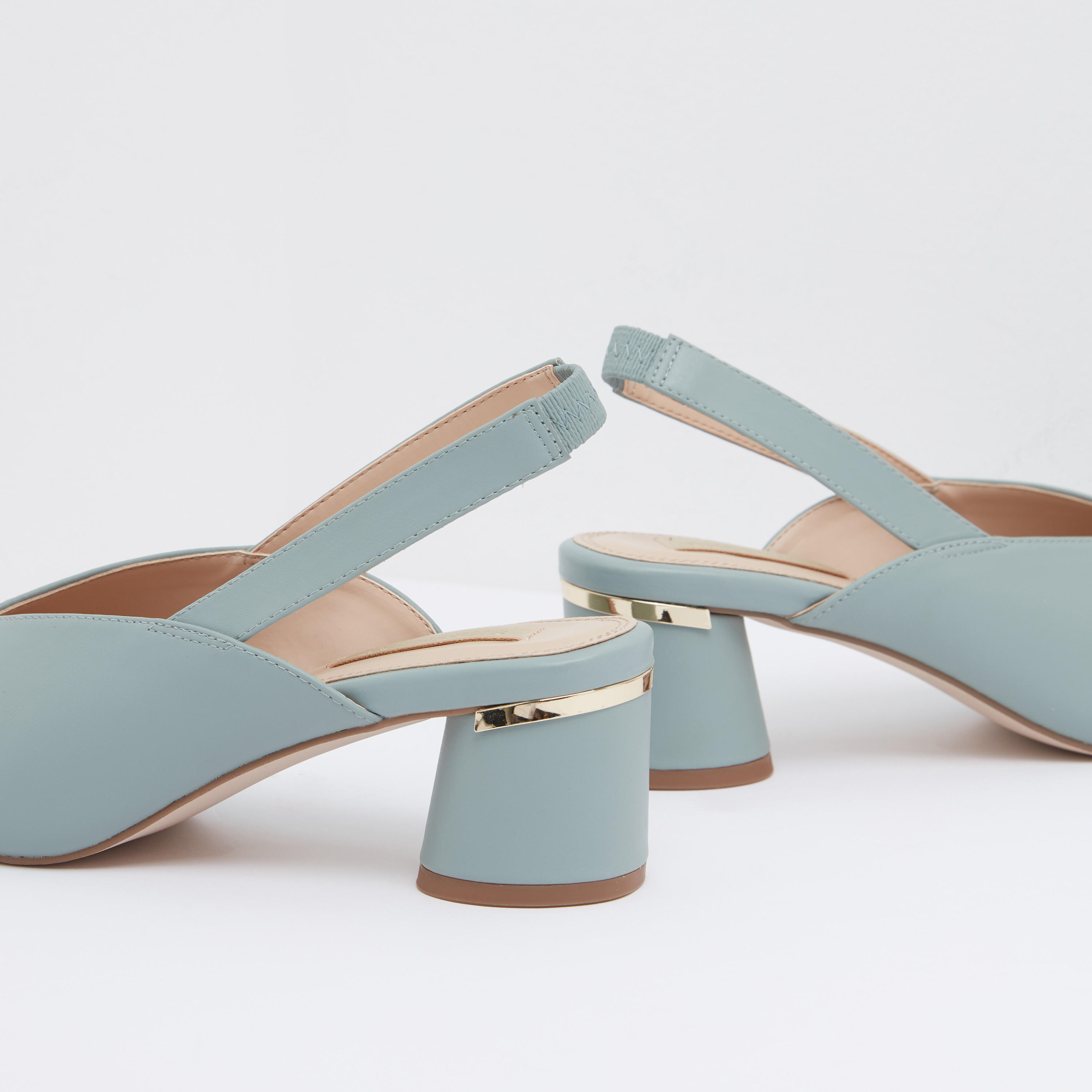 Pointed Toe Slingback Shoes with Block Heels-women-shoes-heels-image-15