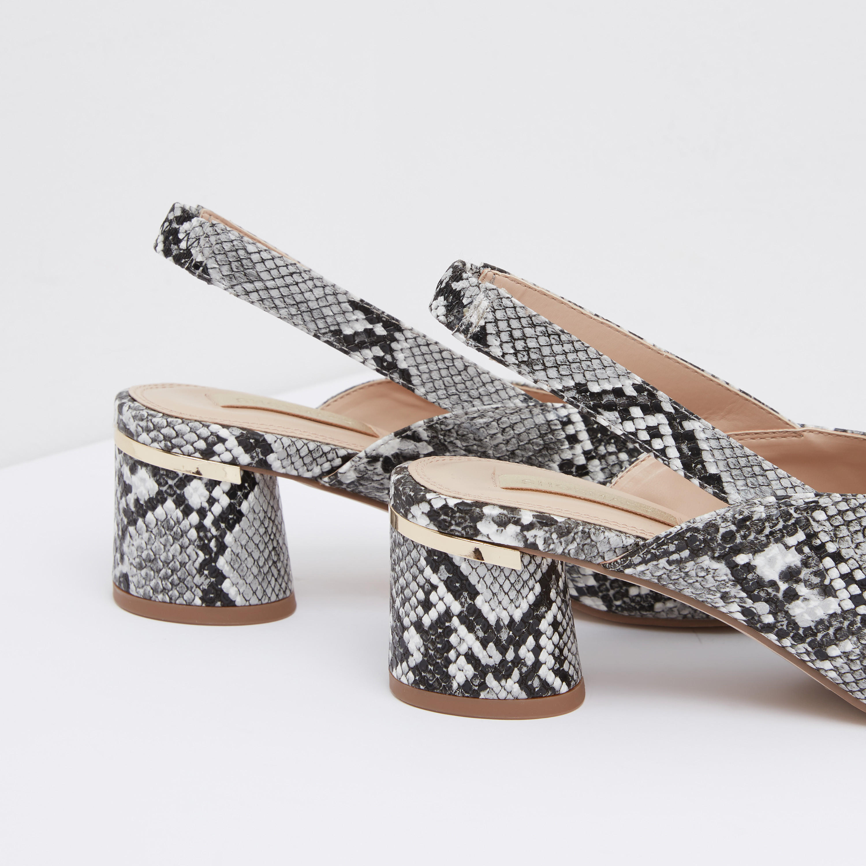 Pointed Toe Slingback Shoes with Block Heels-women-shoes-heels-image-10