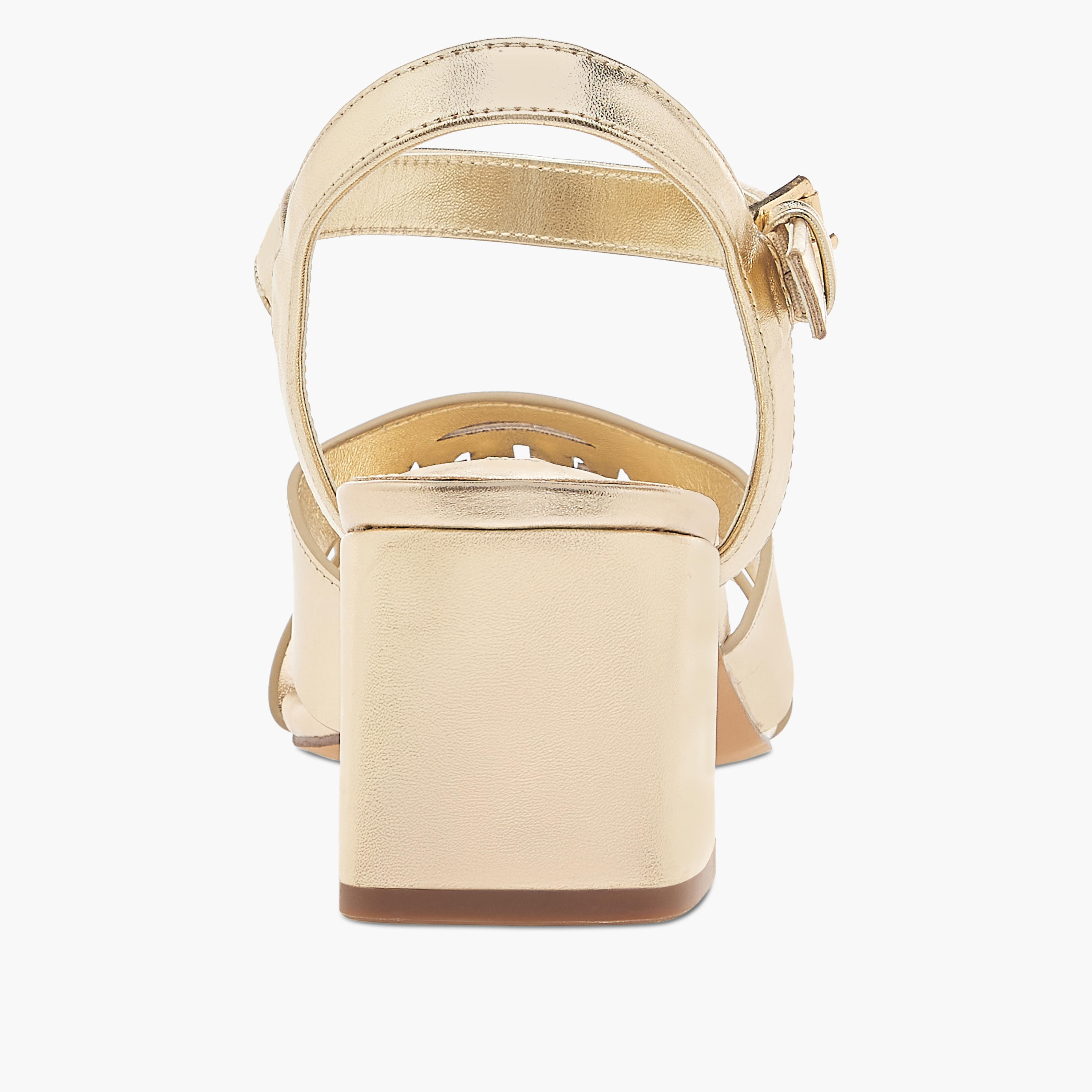 Elle Women's Logo Detail Sandals with Buckle Closure and Block Heels-women-shoes-sandals-heeled-image-5
