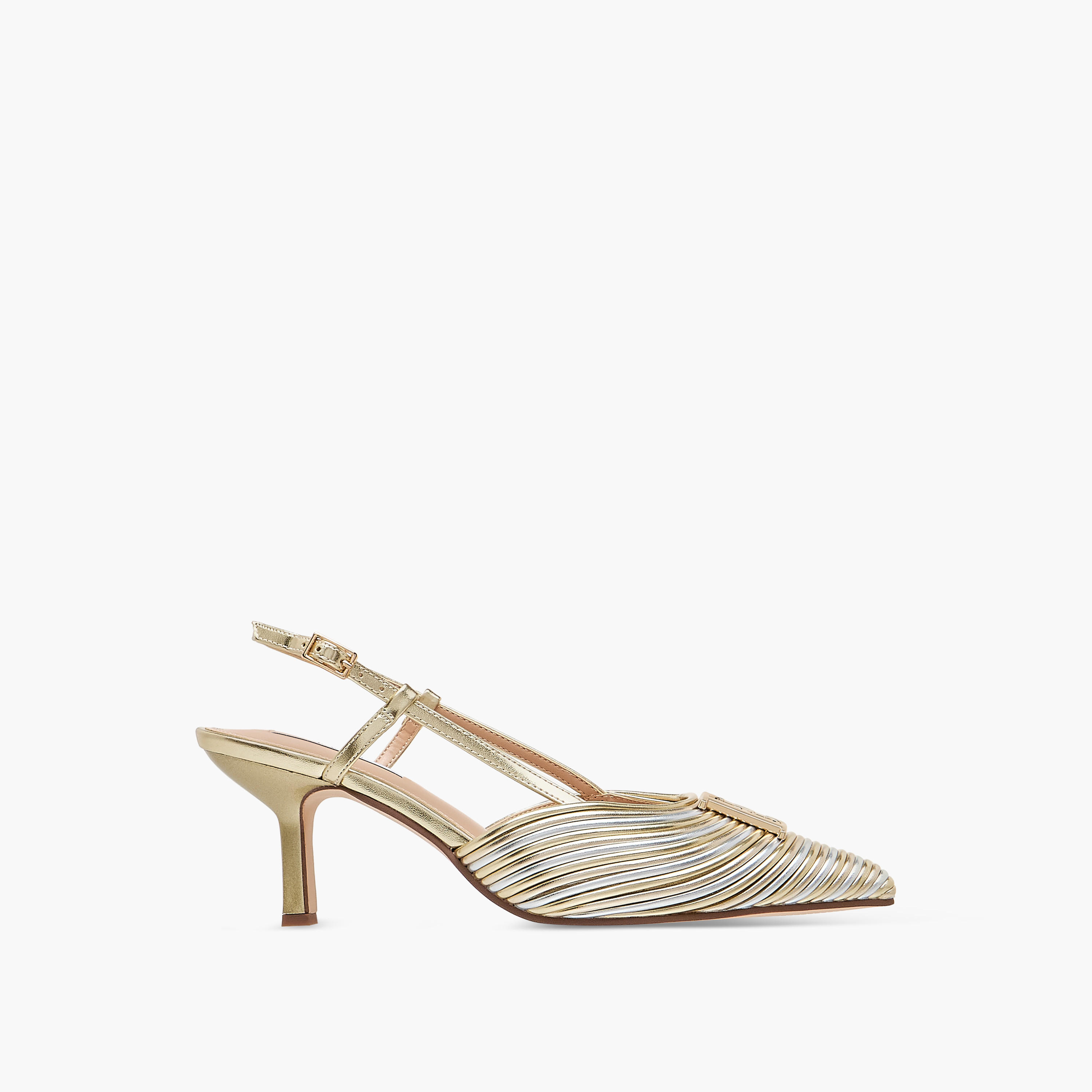 حذاء بكعب رفيع وإبزيم إغلاق وتزيينات شعار للنساء من إيل-women-shoes-heels-image-3