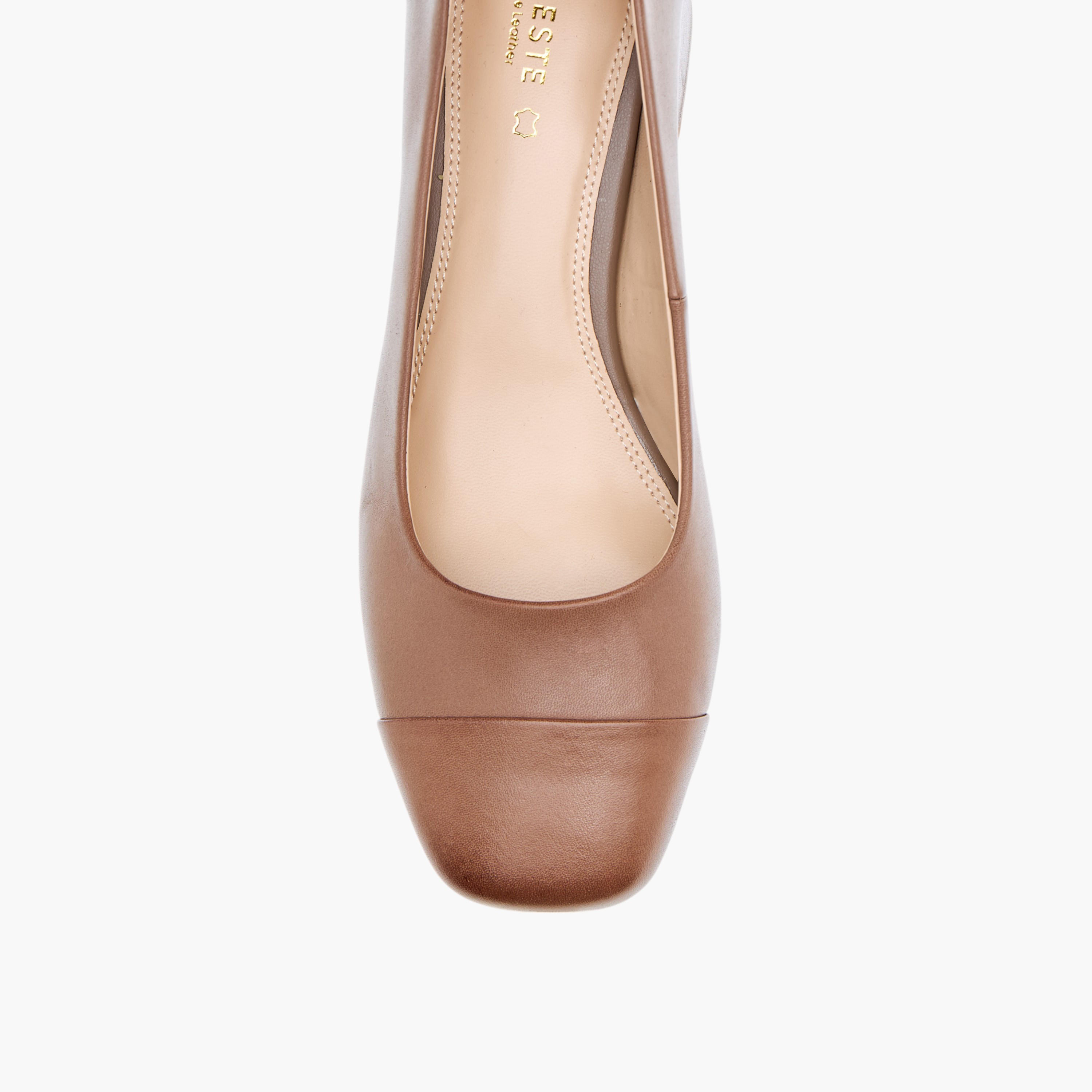Celeste Women's Panelled Slip-On Shoes with Block Heels-women-shoes-heels-image-5