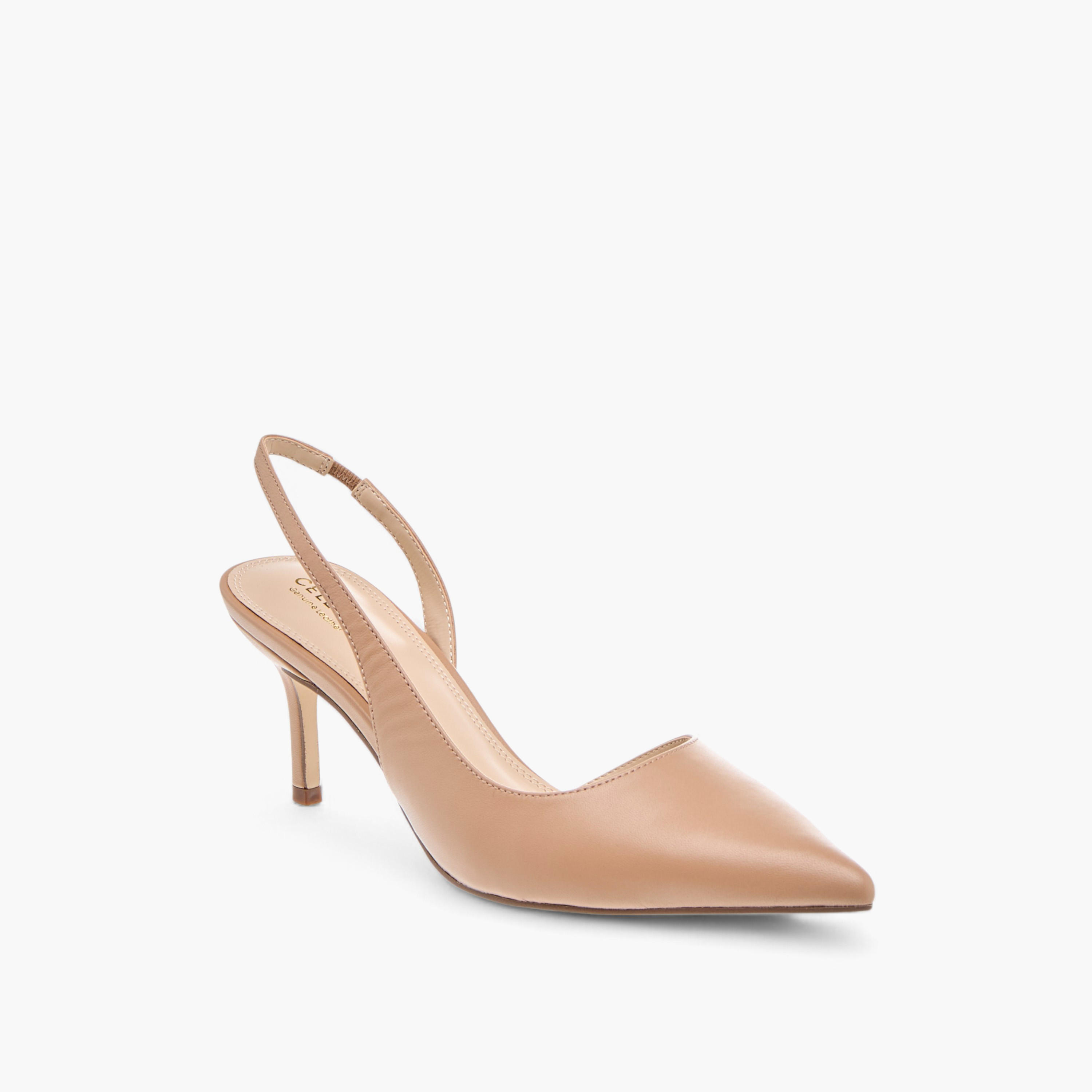 صندل سادة بحزام خلفي وكعب ستيليتو للنساء من سيليست-women-shoes-heels-image-2