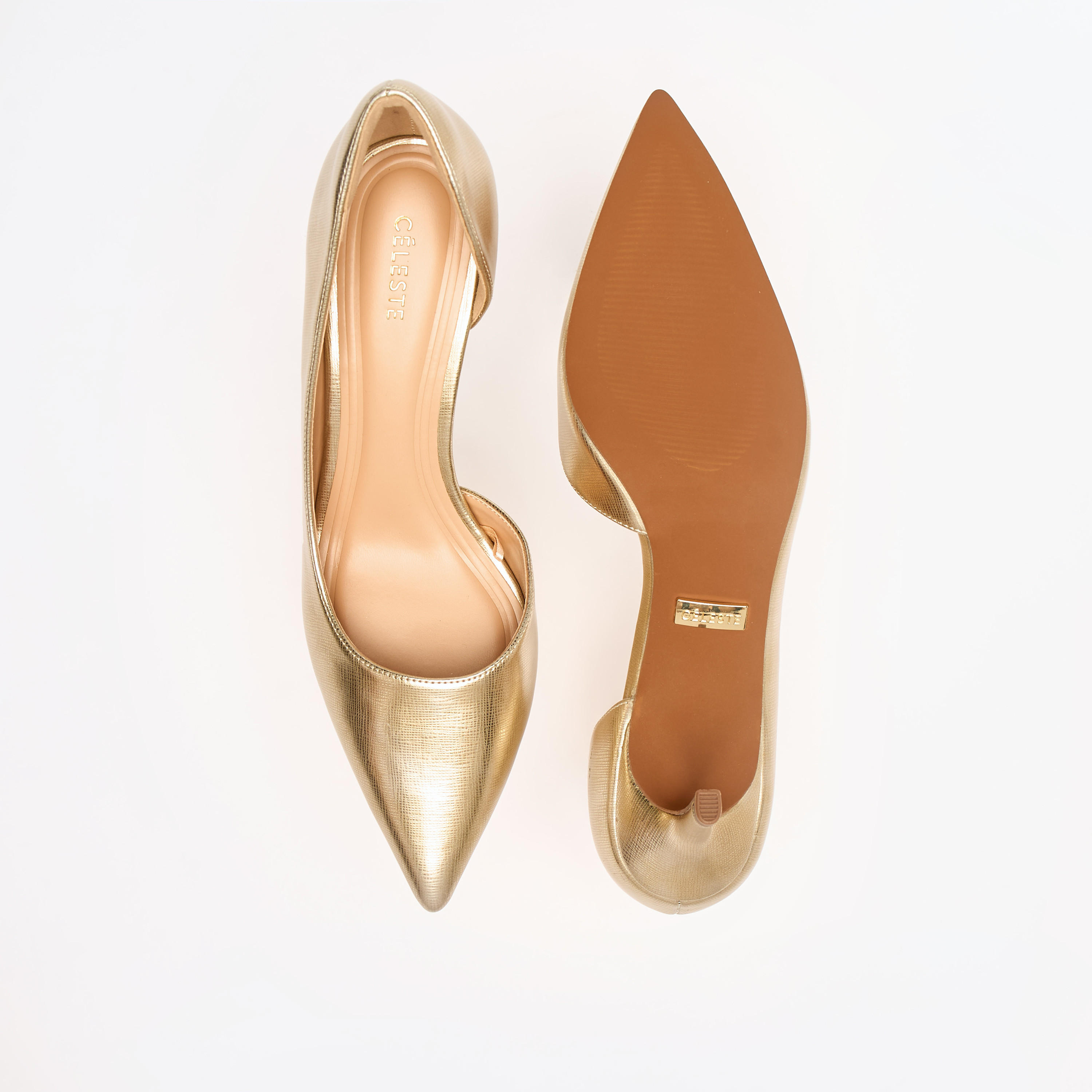 Celeste Women's Textured Slip-On Pumps with Stiletto Heels-women-shoes-heels-image-4