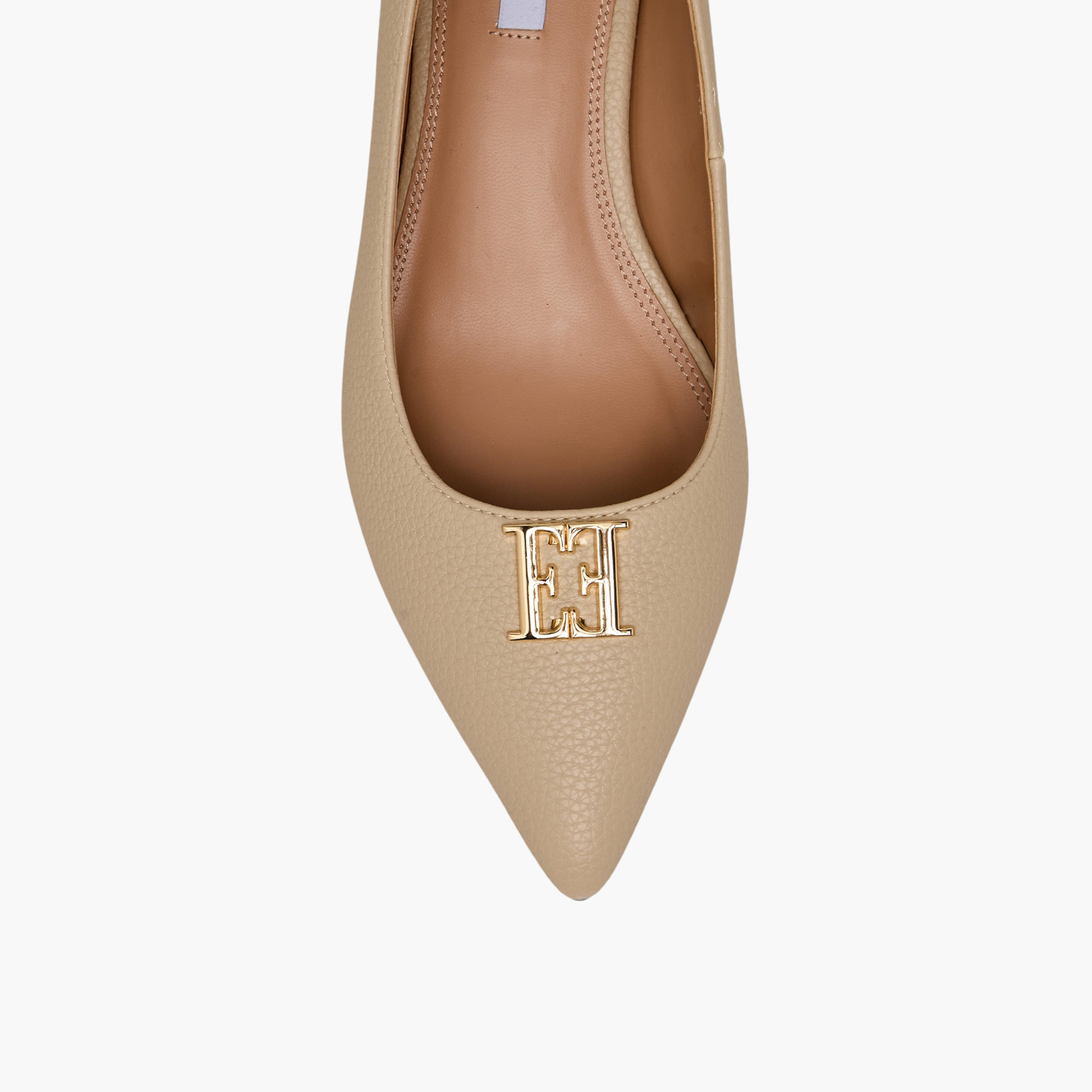 Elle Women Logo Embellished Kitten Heel Pumps-women-shoes-heels-image-4